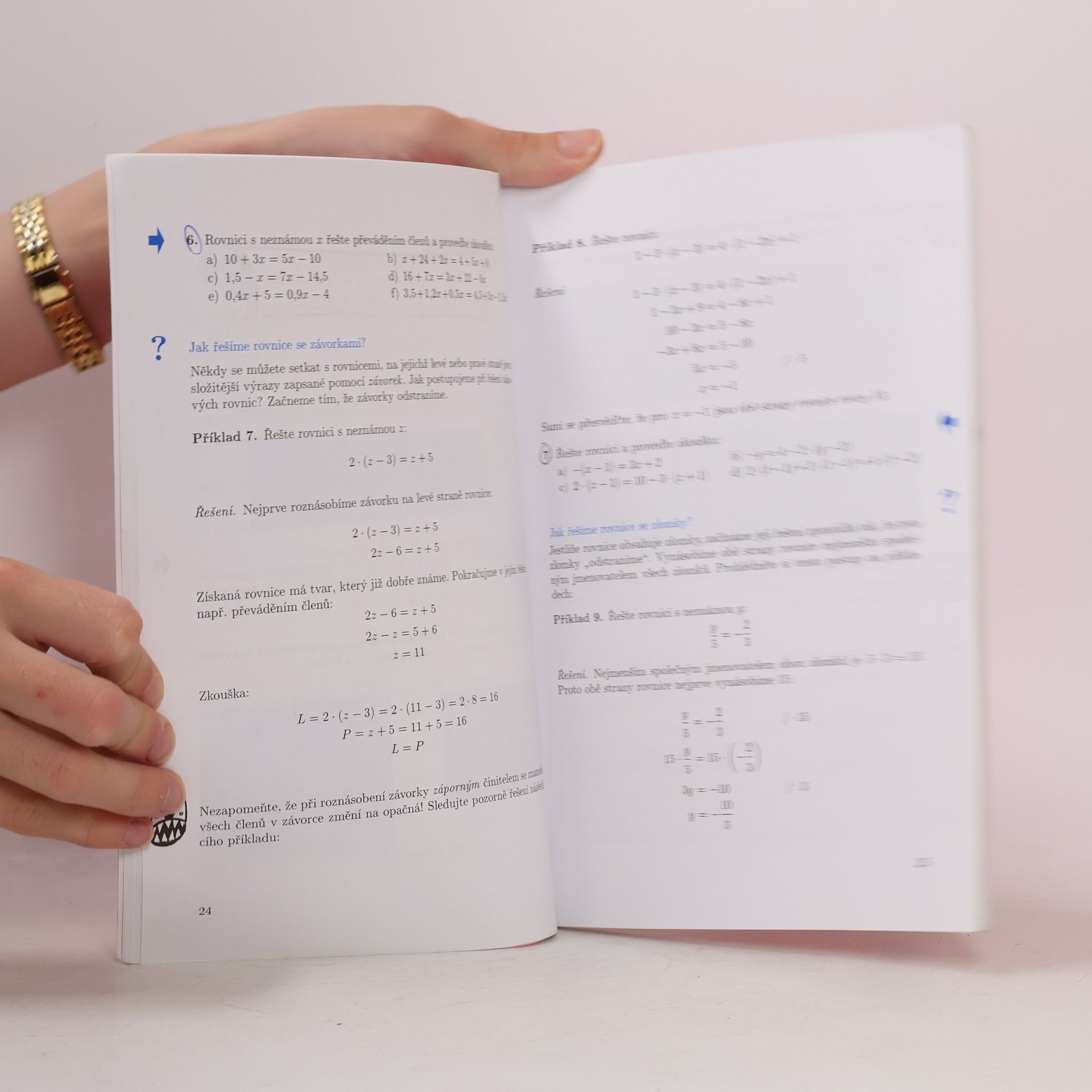 Jiří Mikulčák Matematika. Tercie, Rovnice a nerovnice