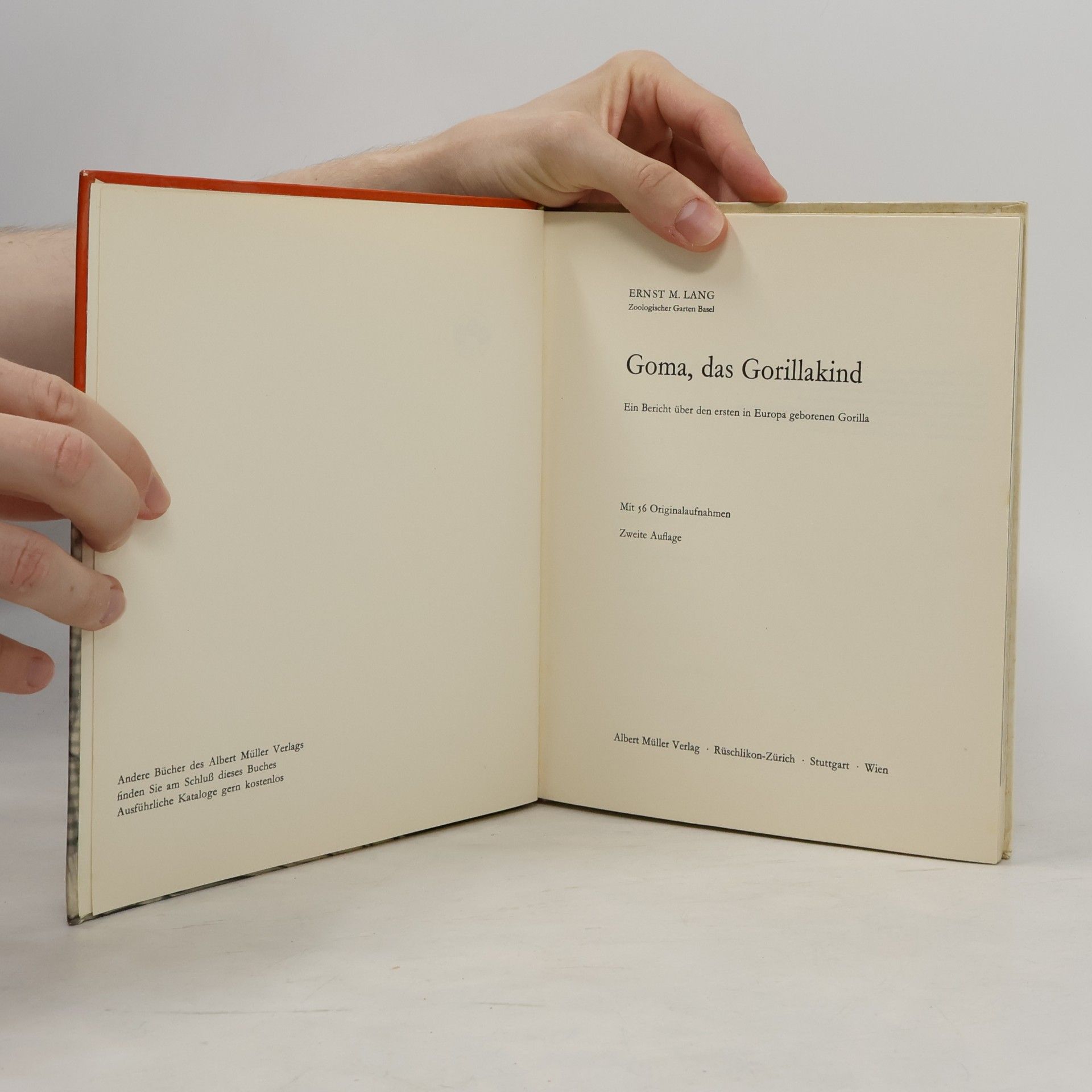 Ernst M. Lang Goma, das Gorillakind