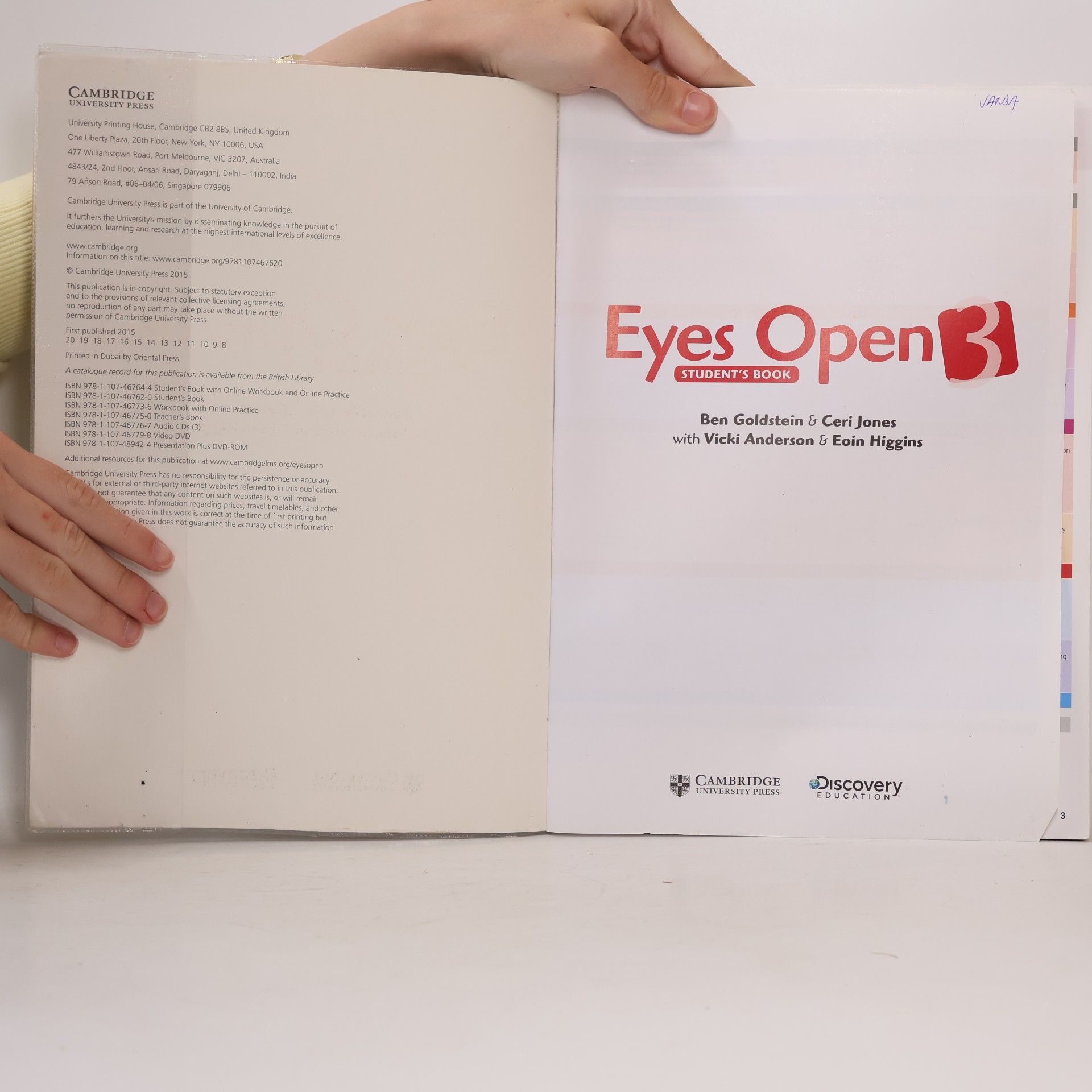 kolektiv Eyes open 3 - Student's book