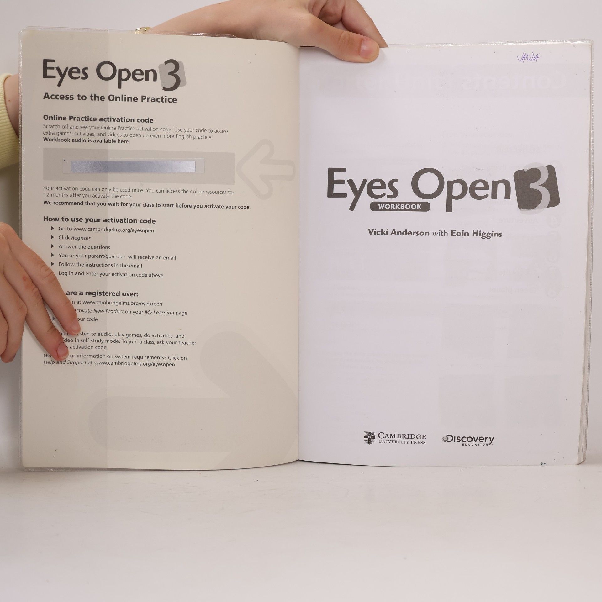 Vicki Anderson Eyes Open 3: Workbook with Online Resources