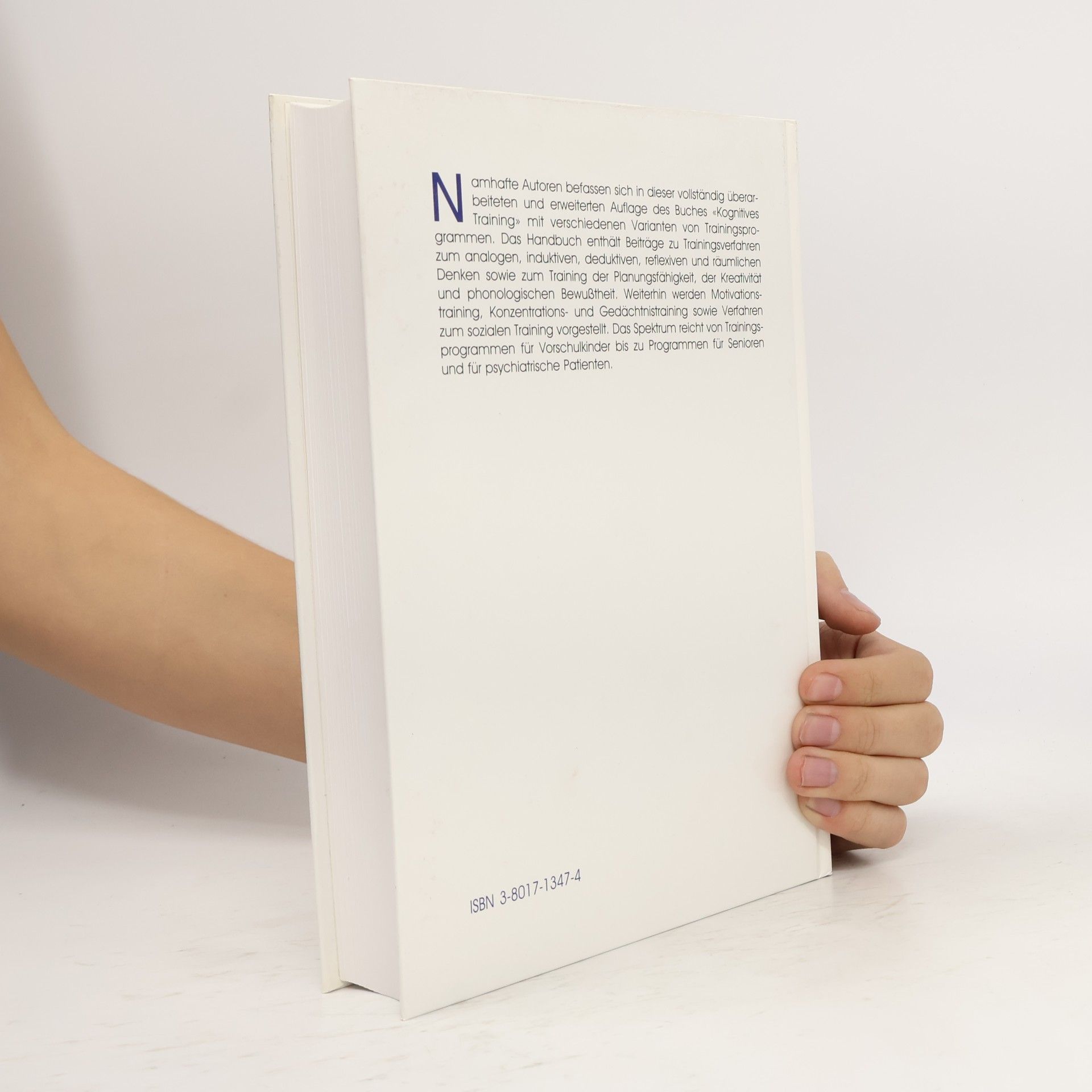 Karl Josef Klauer Handbuch kognitives Training