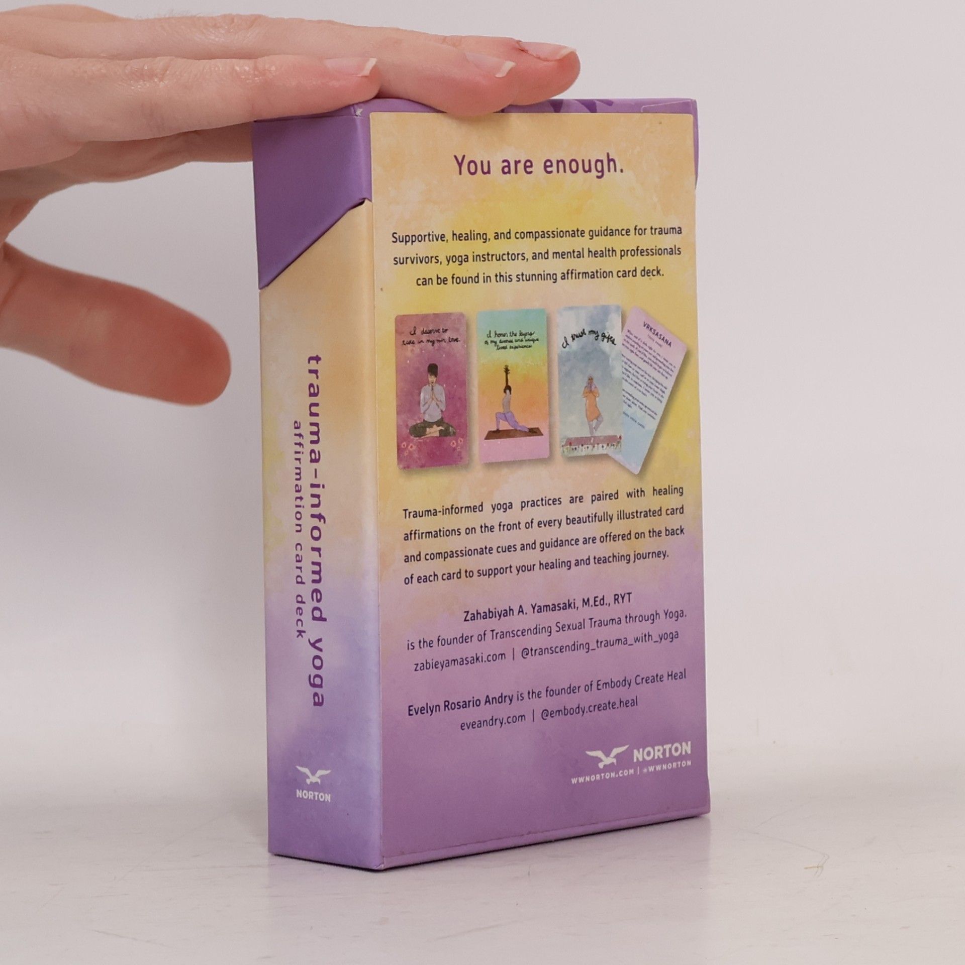 Zahabiyah A. Yamasaki Trauma-Informed Yoga Affirmation Card Deck