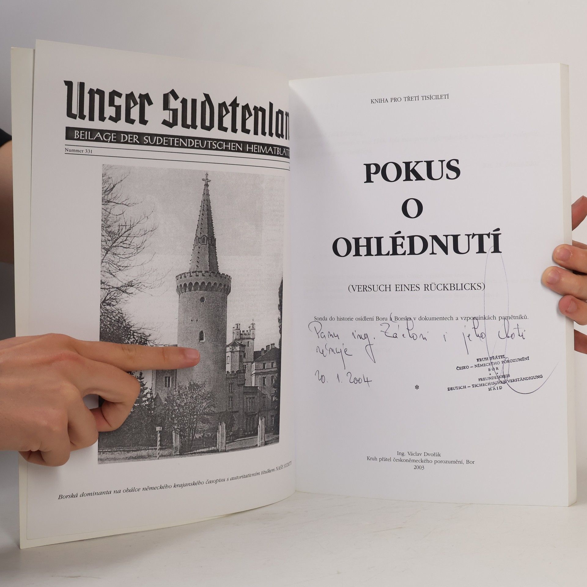 Václav Dvořák Pokus o ohlédnutí