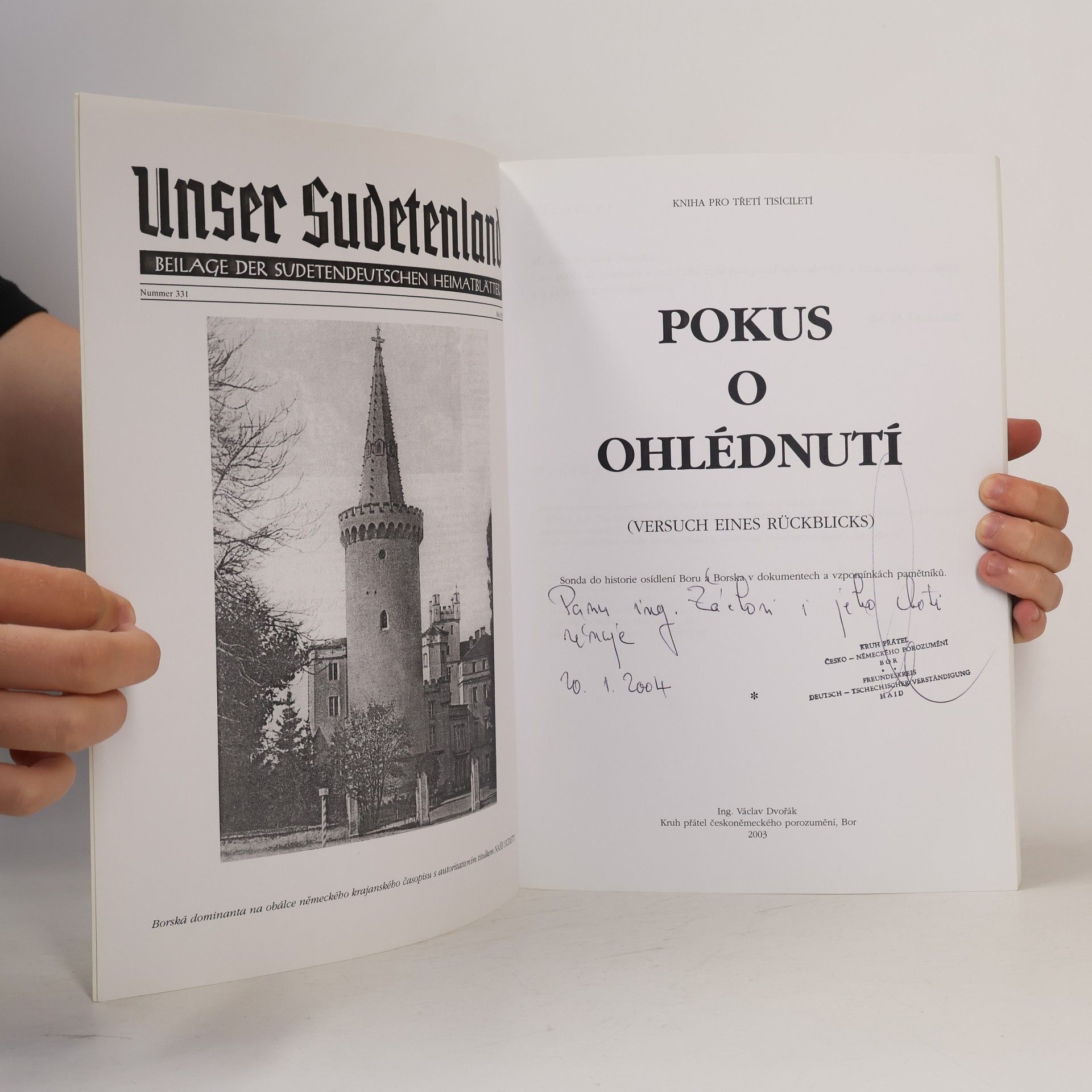 Václav Dvořák Pokus o ohlédnutí