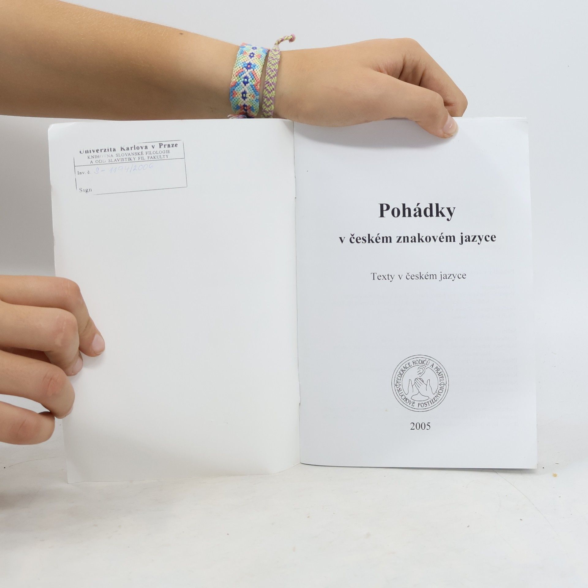 kolektiv Pohádky v českém znakovém jazyce