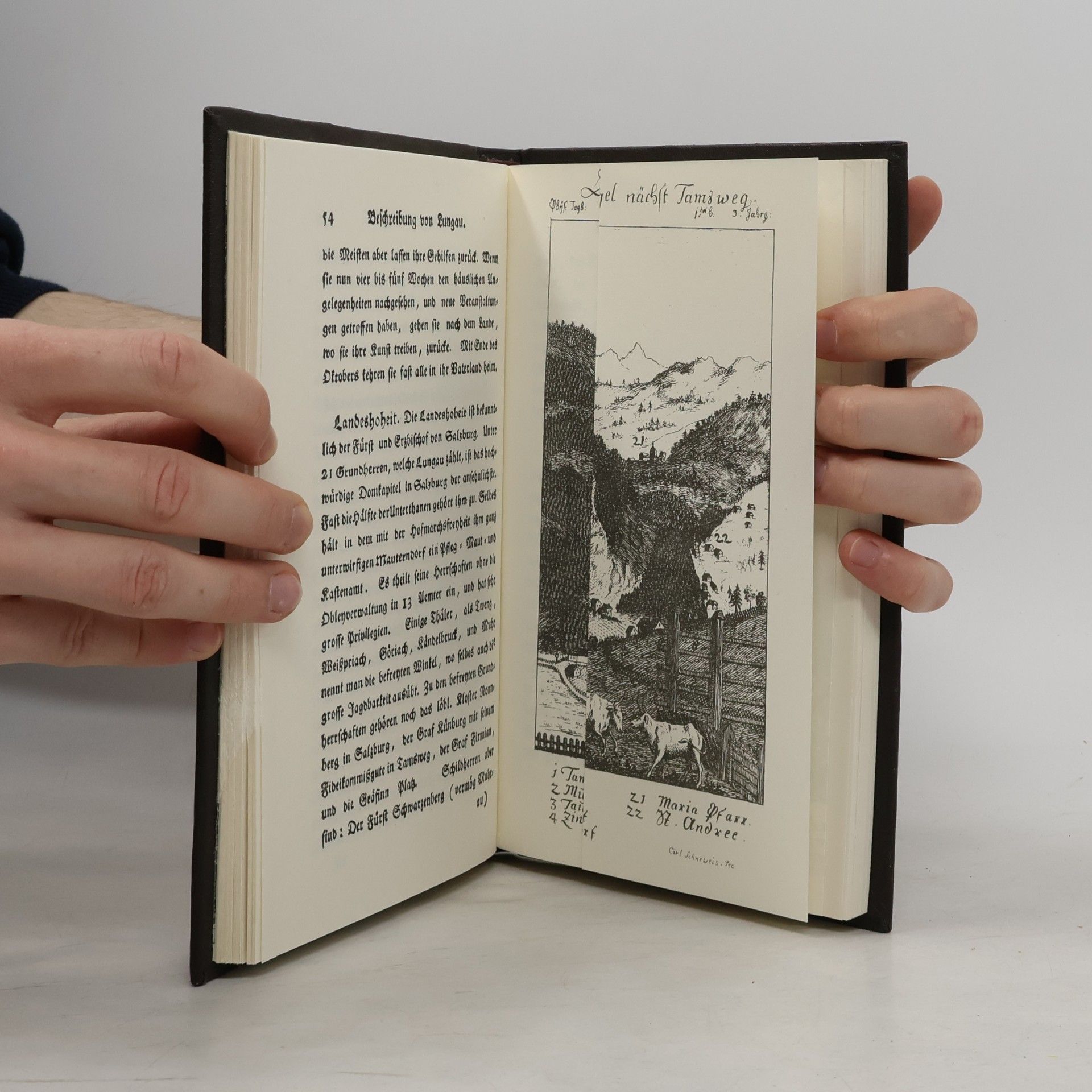 Joseph Benedikt Zueber Topographische Beschreibung der Landschaft Lungau im Fürstenthume Salzburg