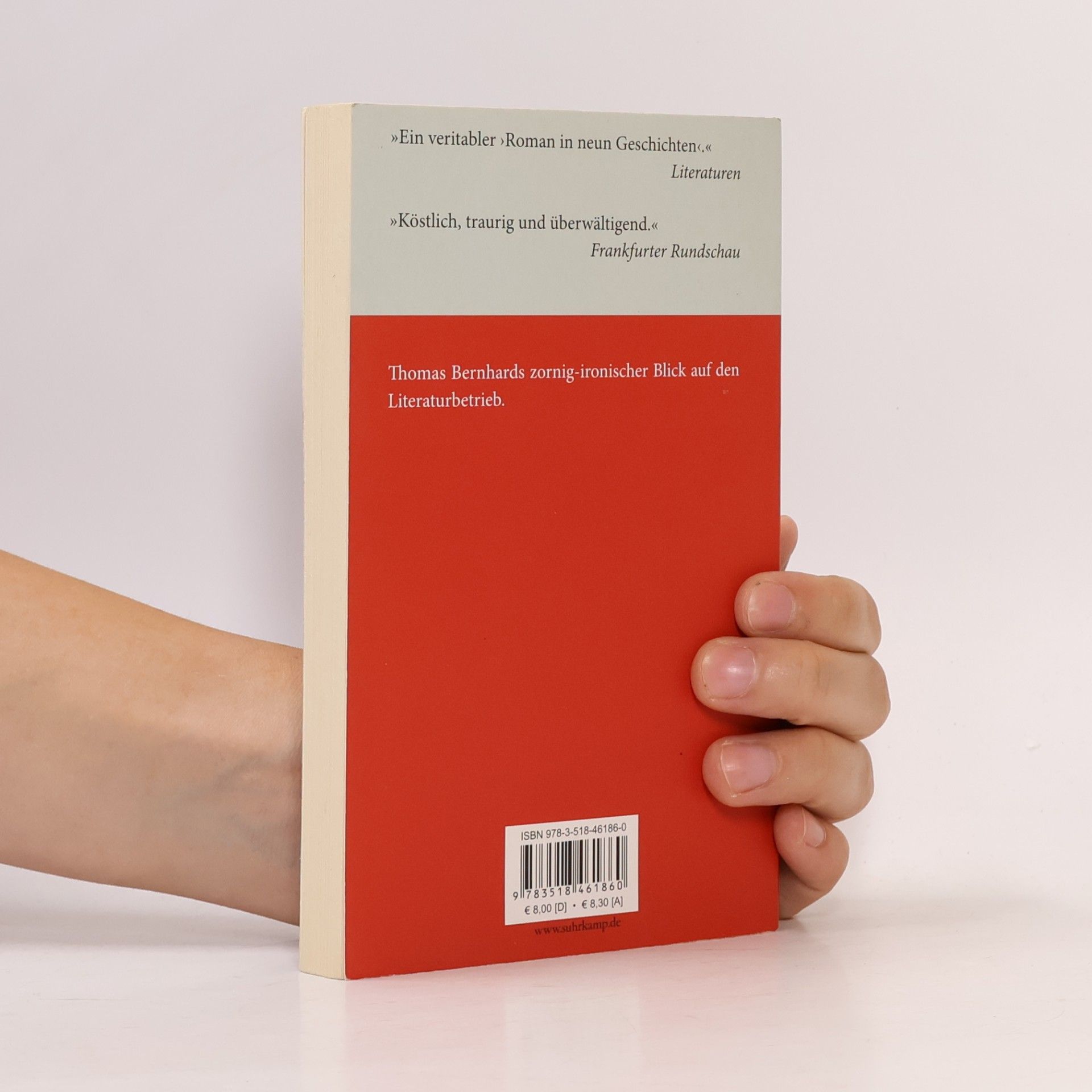 Thomas Bernhard Meine Preise