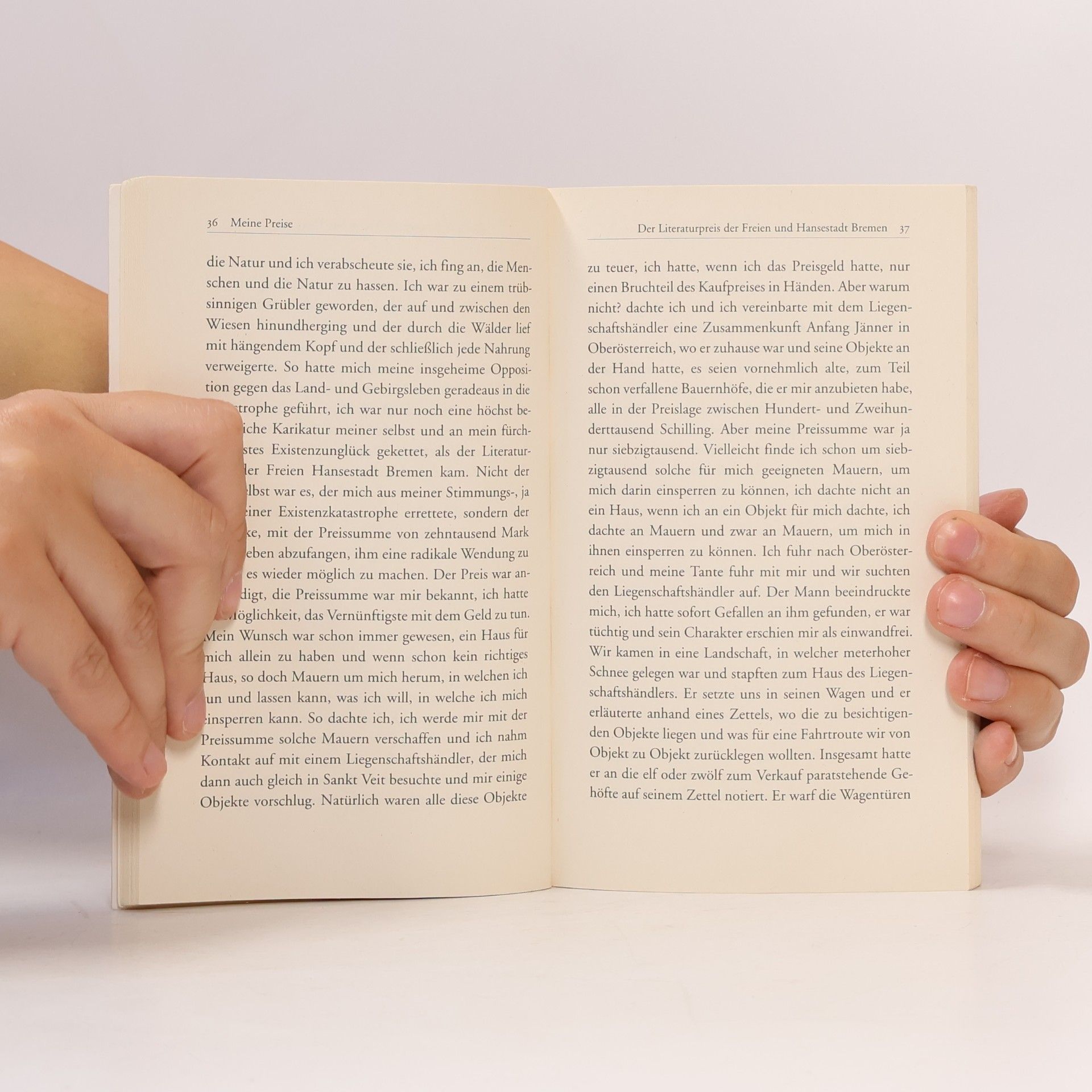 Thomas Bernhard Meine Preise