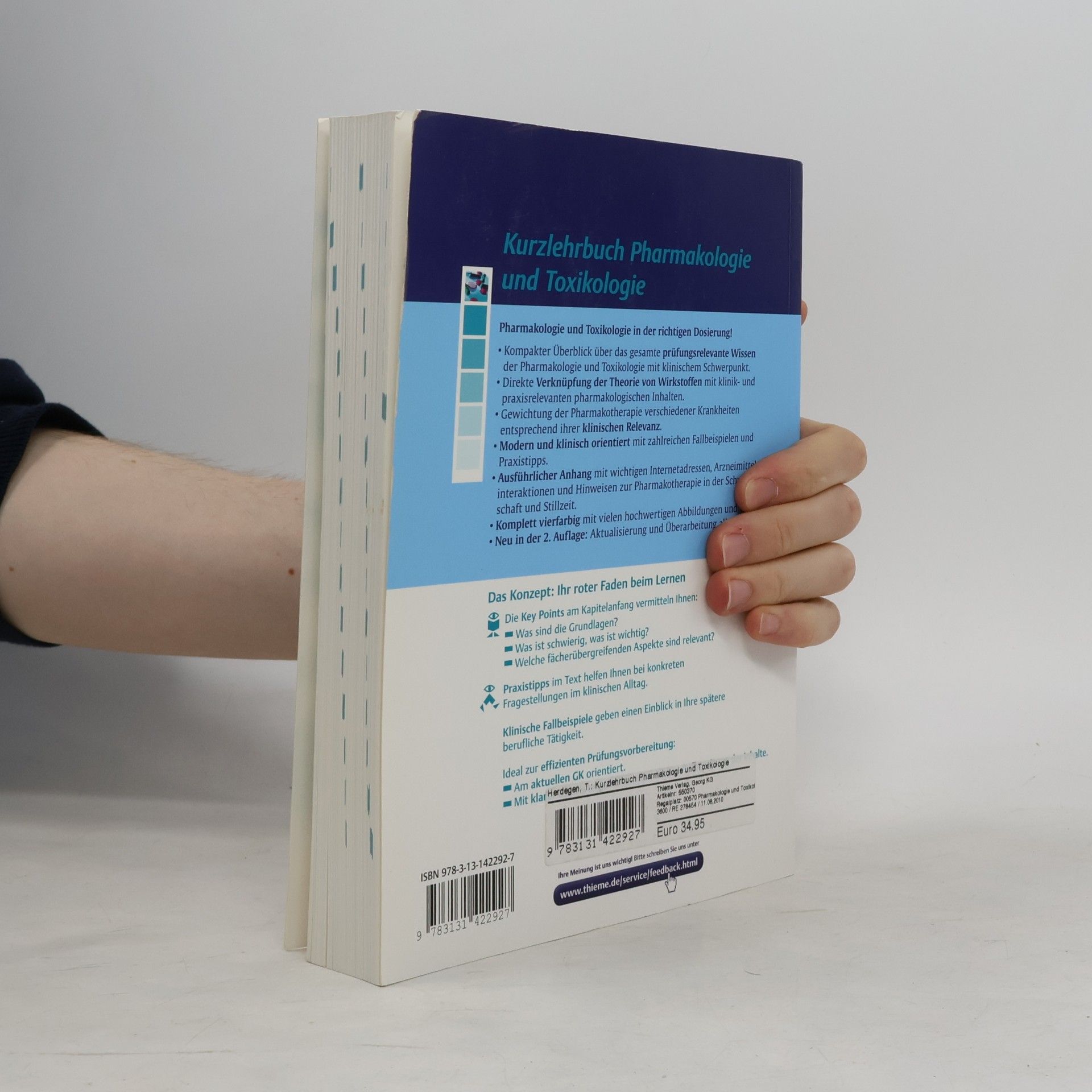 Thomas Herdegen Kurzlehrbuch Pharmakologie und Toxikologie