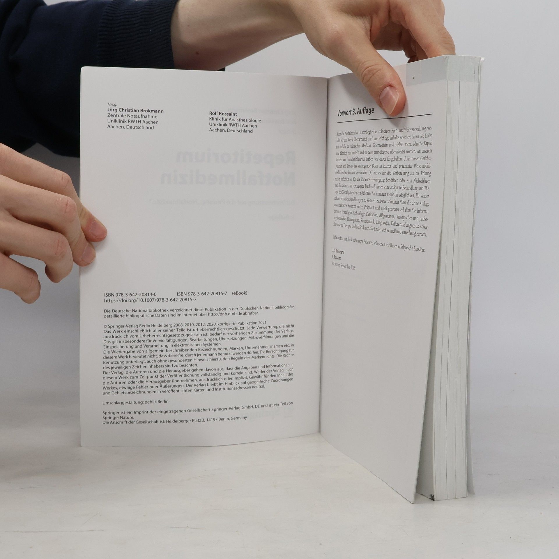 Jörg Christian Brokmann Repetitorium Notfallmedizin