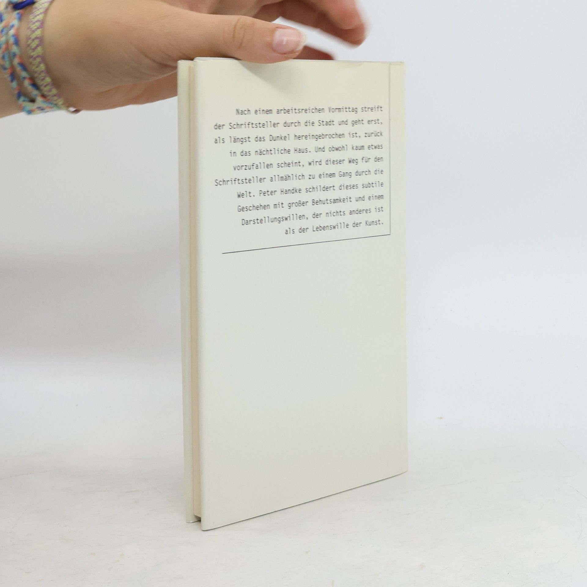 Peter Handke Nachmittag eines Schriftstellers
