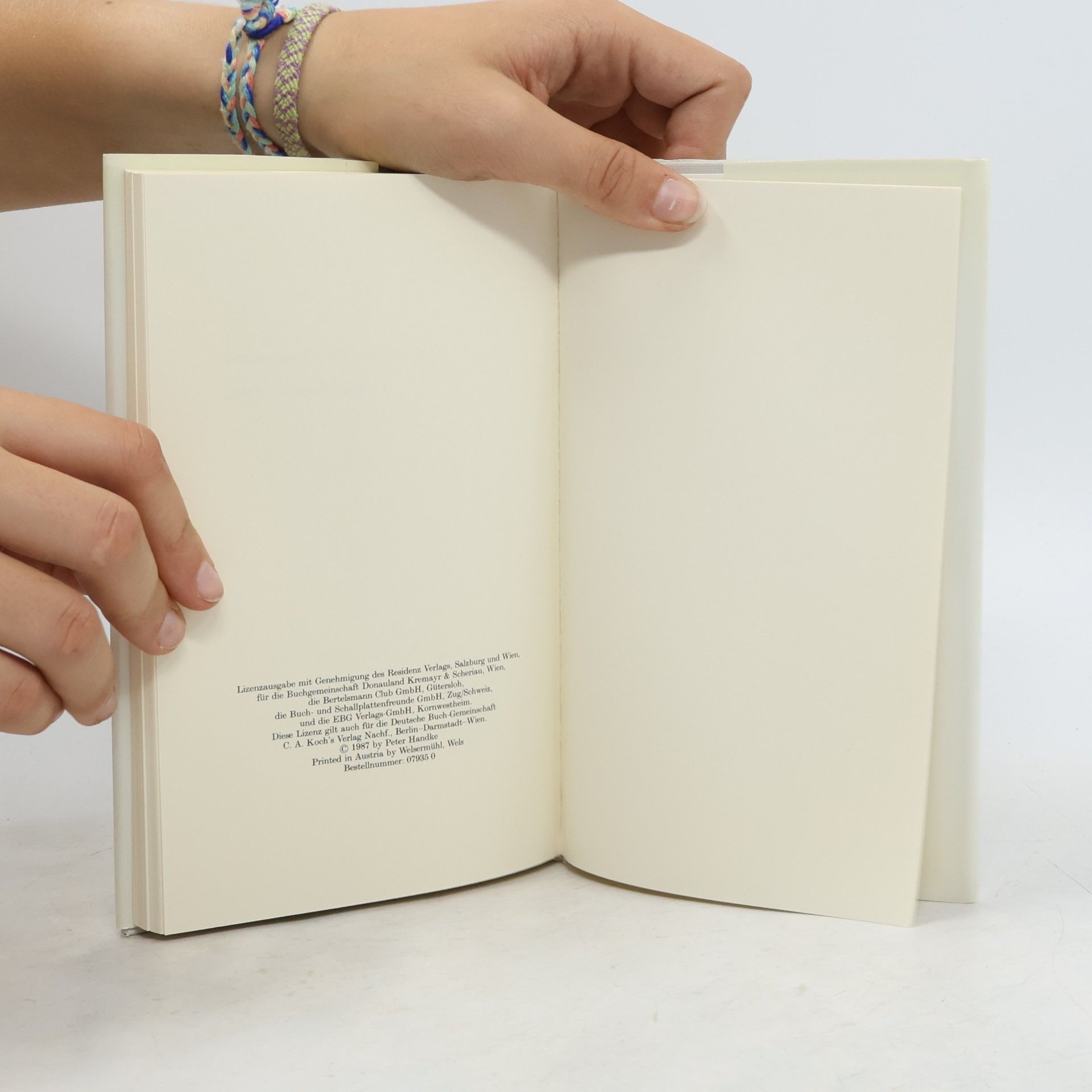 Peter Handke Nachmittag eines Schriftstellers