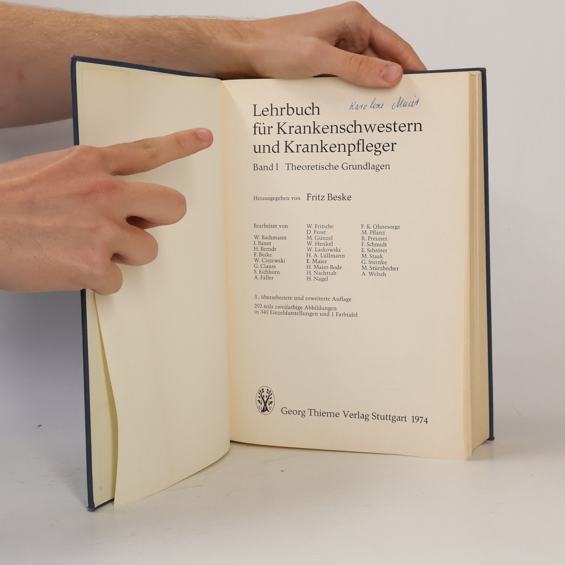 Walter Bachmann Lehrbuch für Krankenschwestern und Krankenpfleger