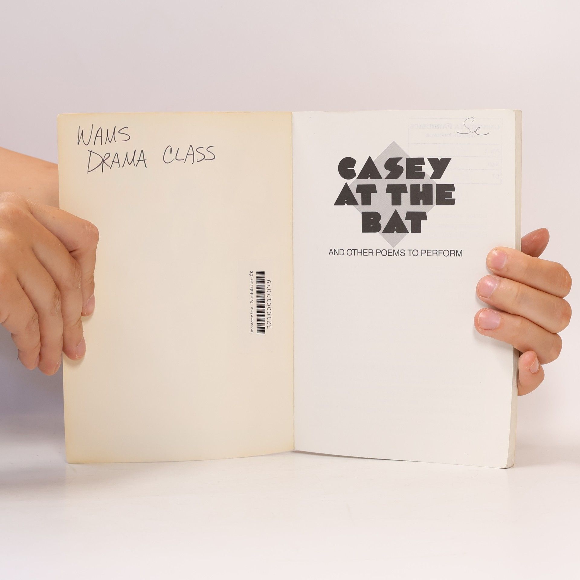 Marjorie L. Burns Casey At The Bat, And Other Poems To Perform