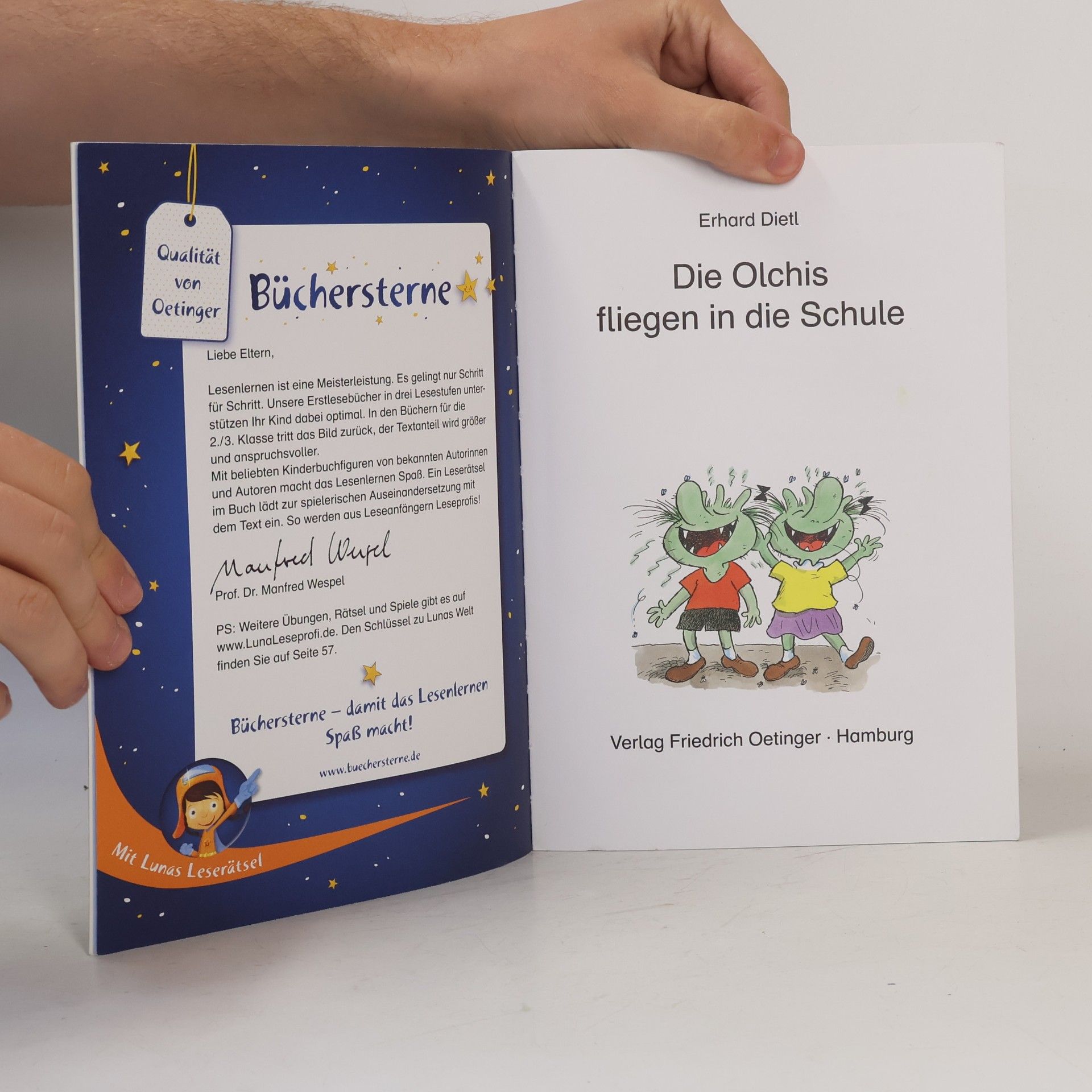 Erhard Dietl Die Olchis fliegen in die Schule