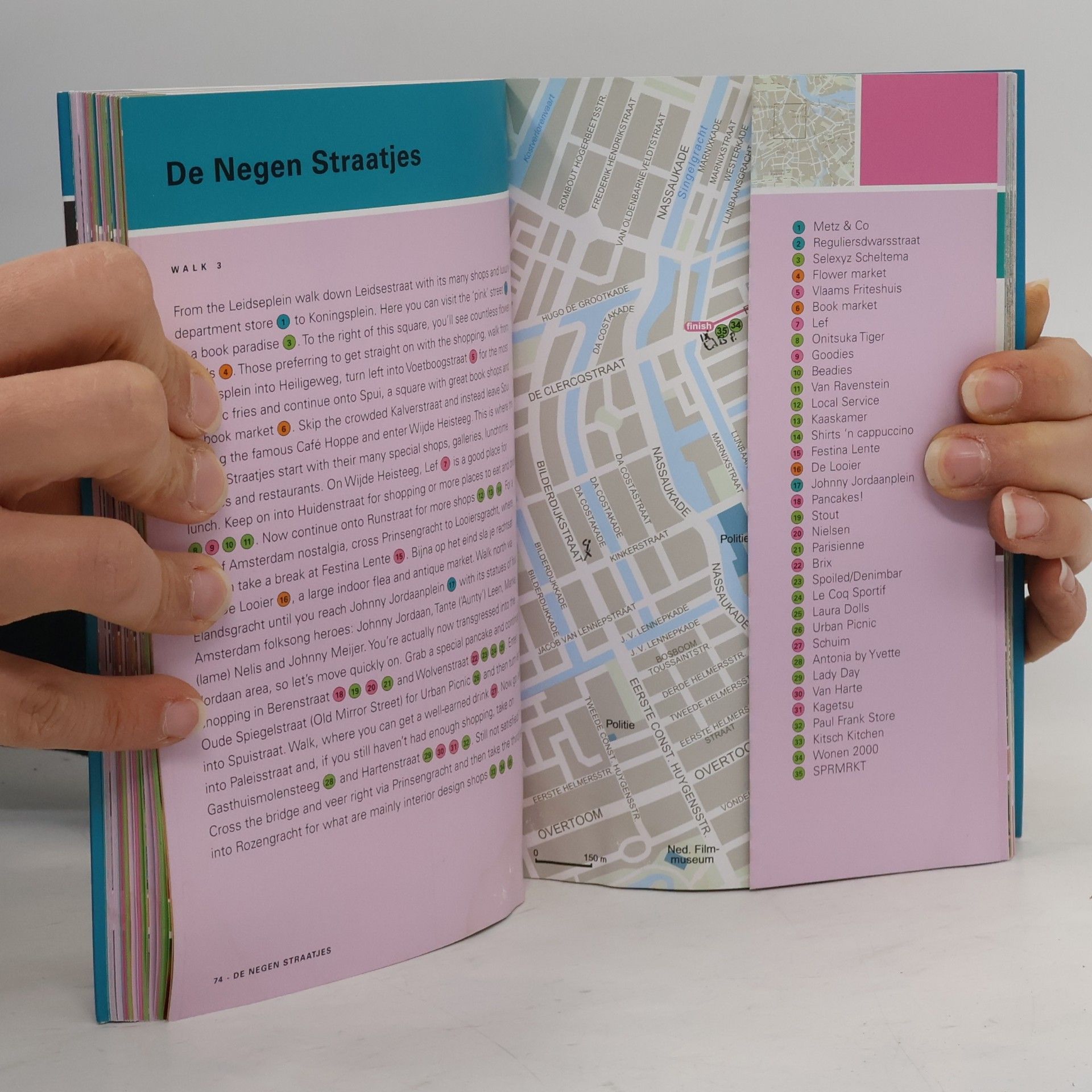 Amsterdam 100 Per Cent: with City Map