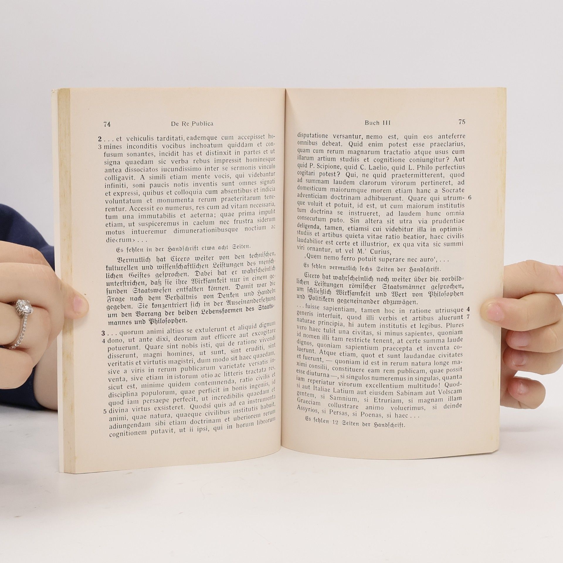 Marcus Tullius Cicero Lateinische Klassiker: De re publica. Vollständige Textausgabe.