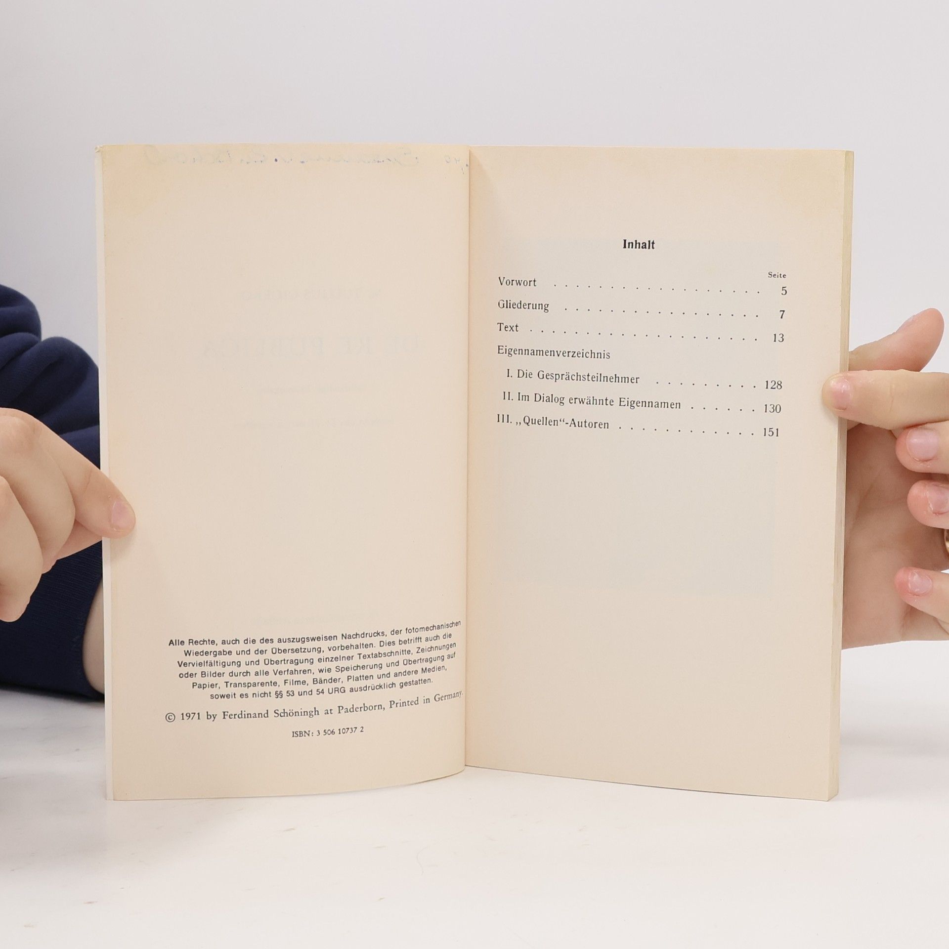 Marcus Tullius Cicero Lateinische Klassiker: De re publica. Vollständige Textausgabe.