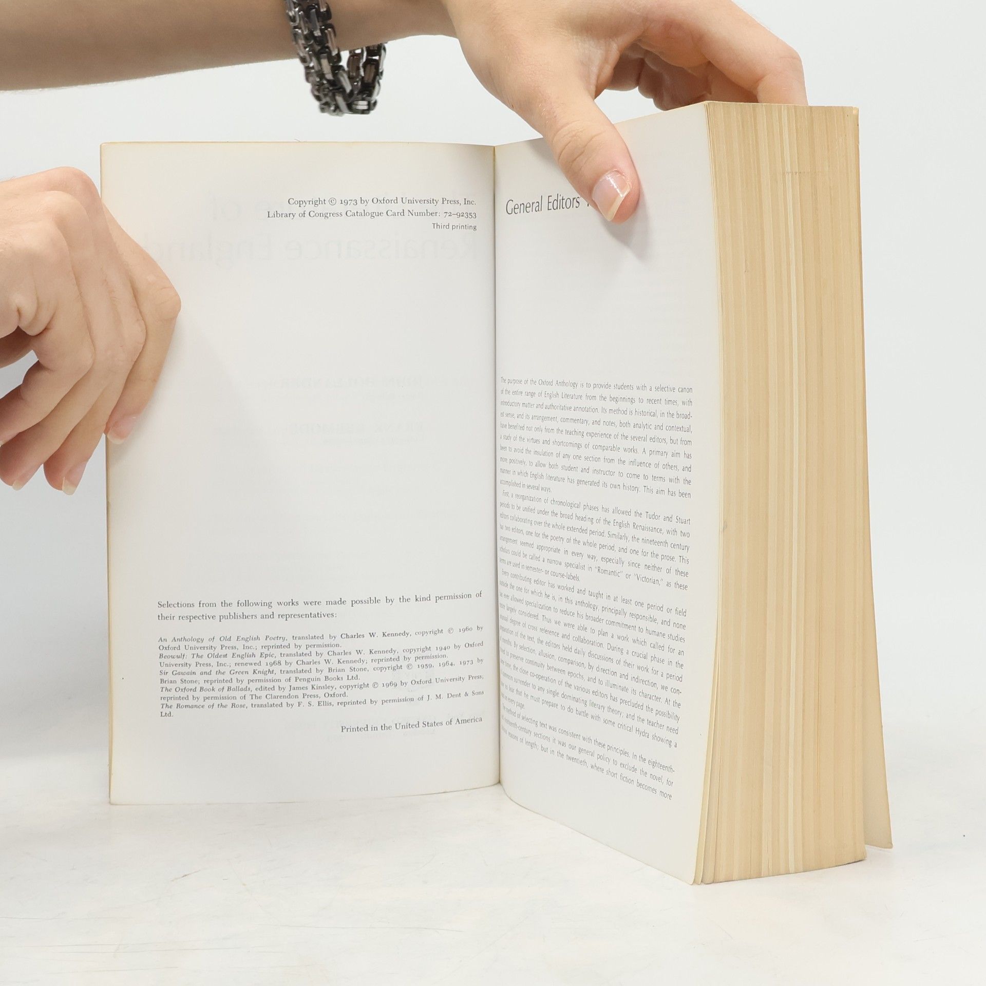John Hollander The Literature of Renaissance England