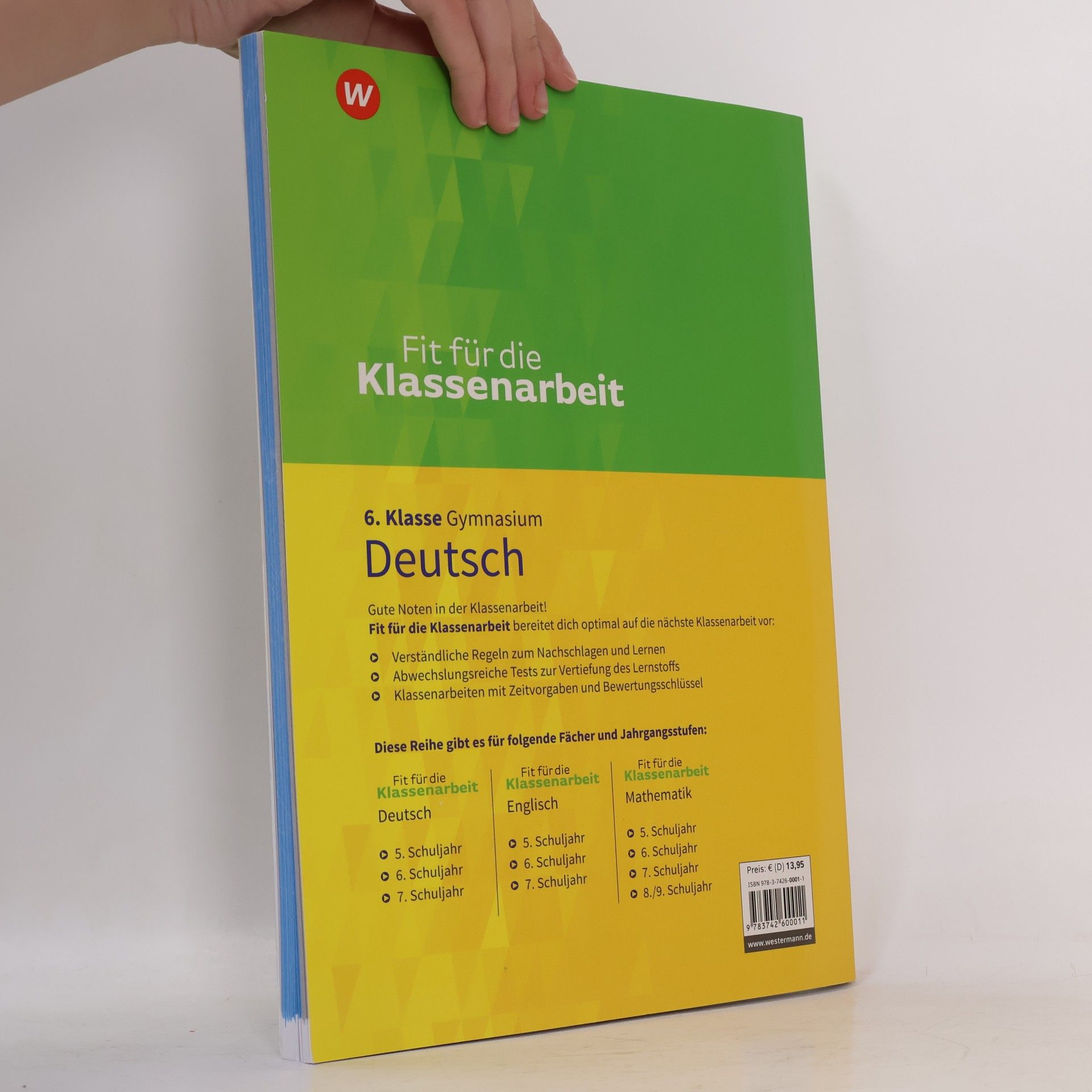 Thorsten Zimmer Fit für die Klassenarbeit 6. Klasse Gymnasium Deutsch