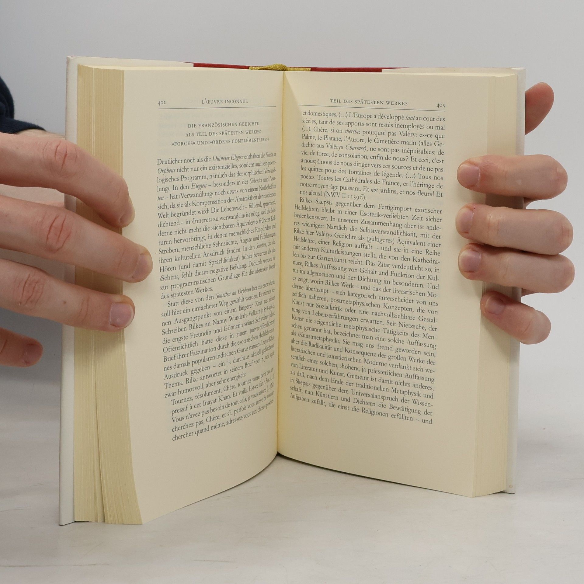 Rainer Maria Rilke Rilke Werke. Kommentierte Ausgabe. - Supplementband: Werke