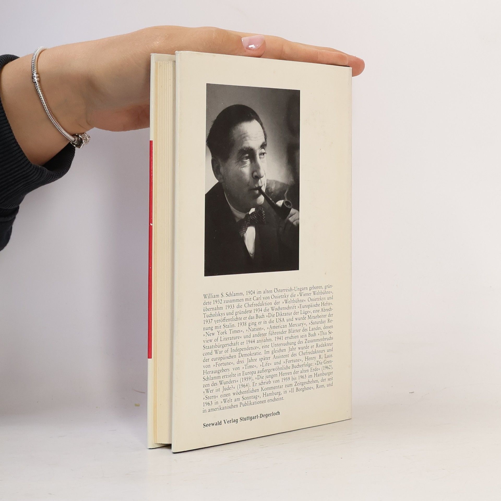 William S. Schlamm Vom Elend der Literatur