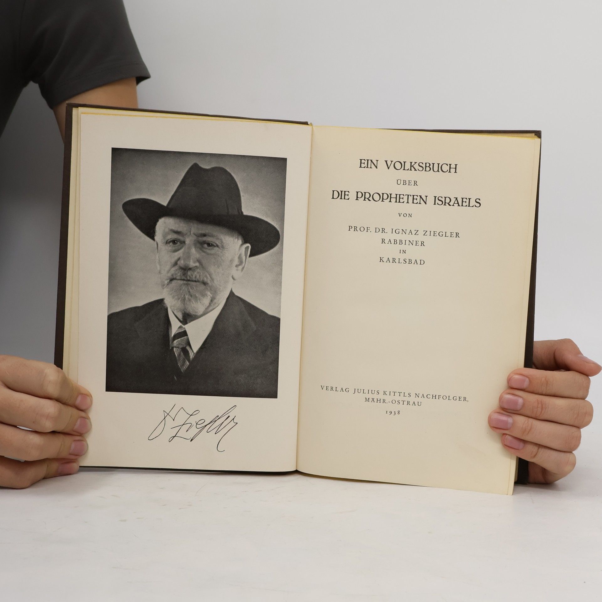 Ignaz Ziegler Ein Volksbuch über die Propheten Israels