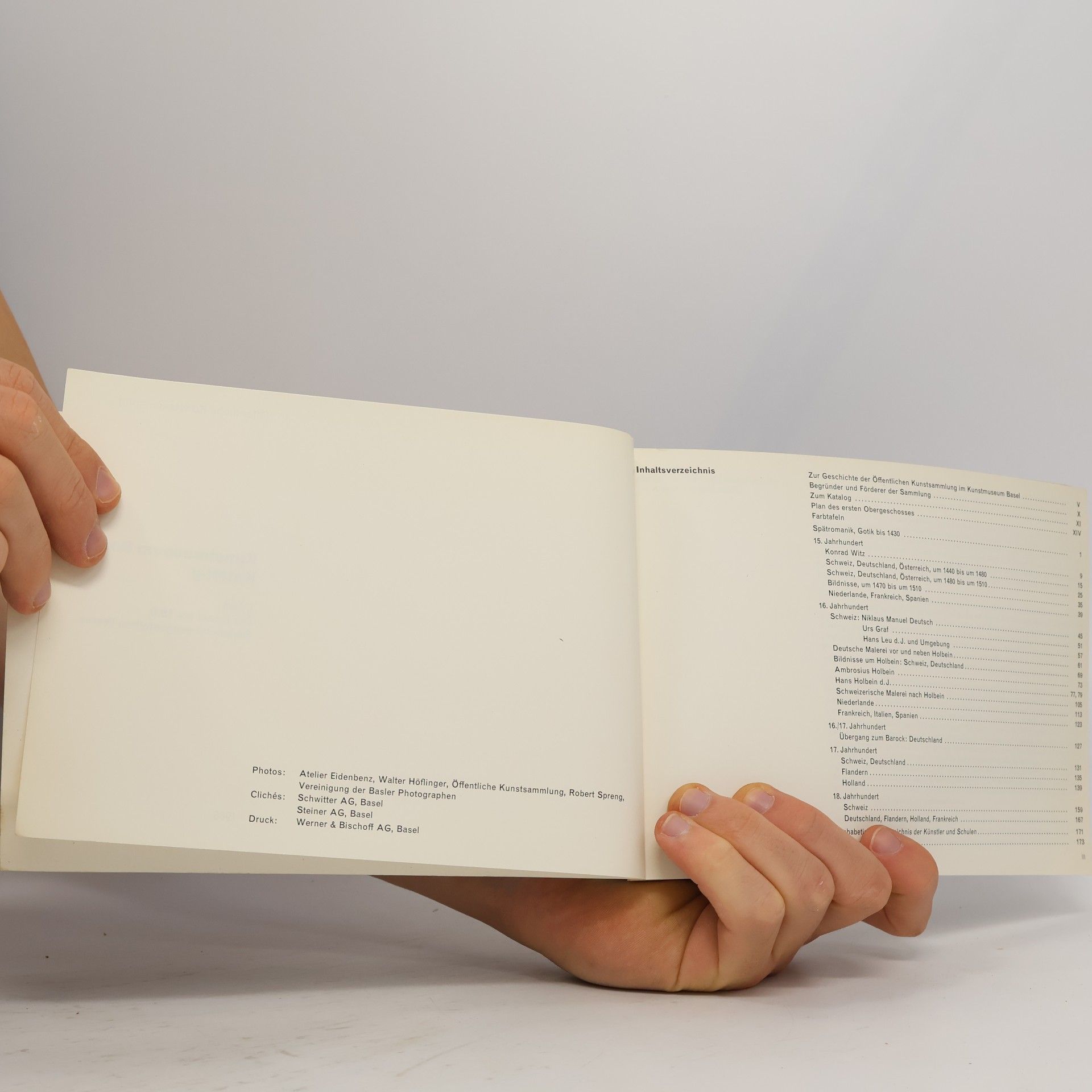 Autorenkollektiv Kunstmuseum Basel Katalog I. Teil
