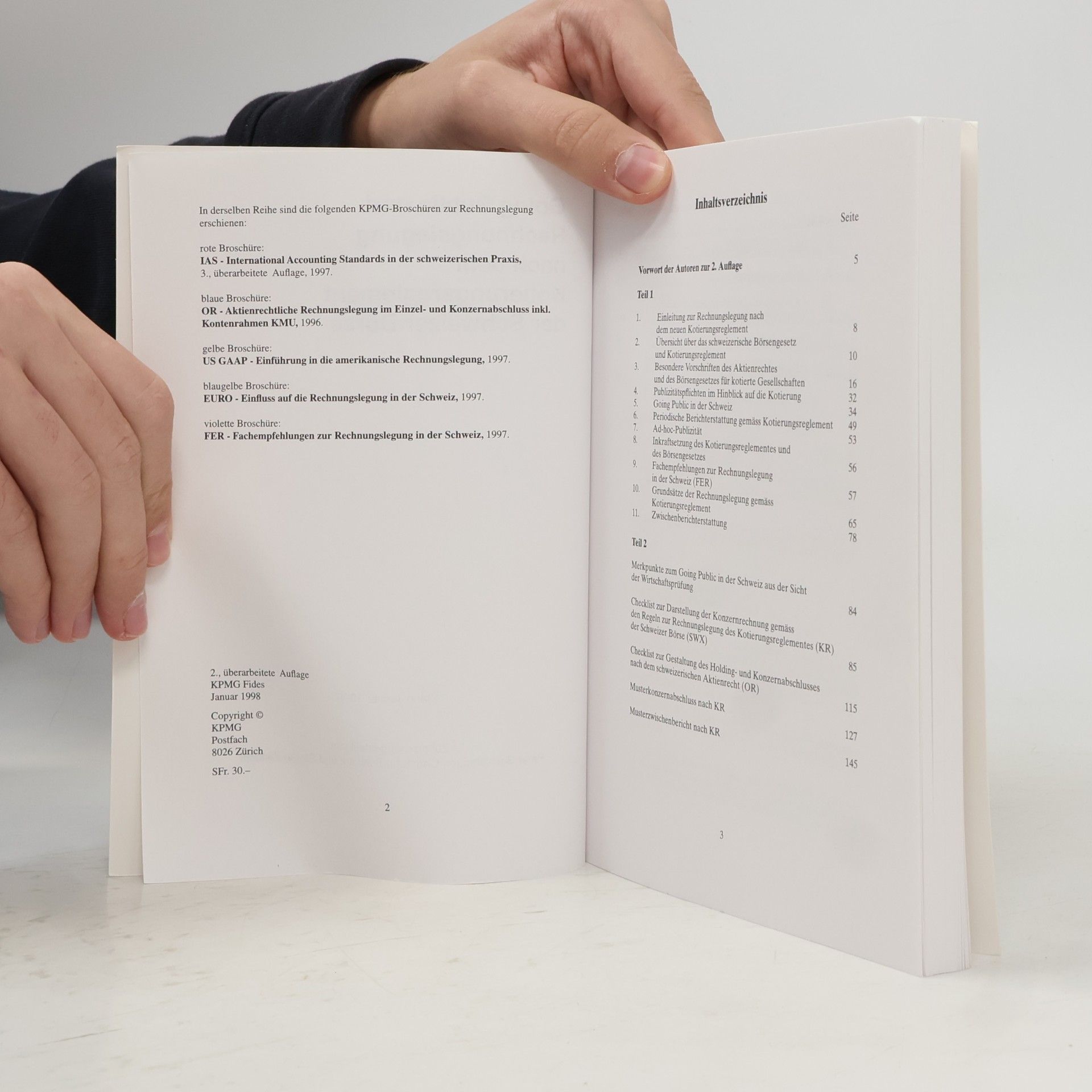 kolektiv Going Public und Rechnungslegung nach dem Kotierungsreglement der Schweizer Börse