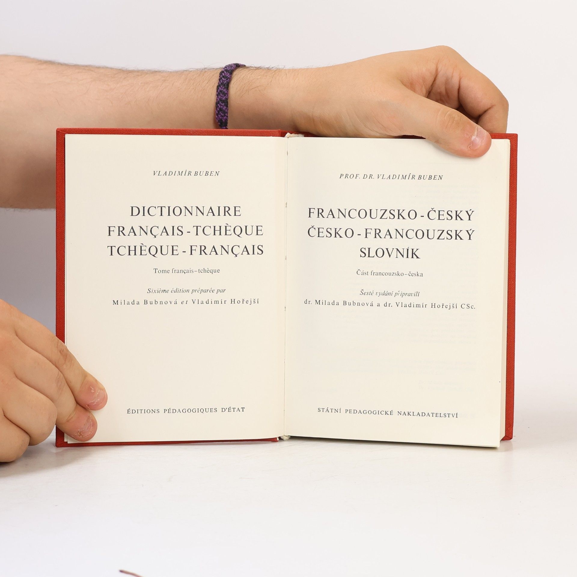 Vladimír Buben Francouzsko-český, česko-francouzský slovník - Dictionnaire français-tchéque, tchéque-français