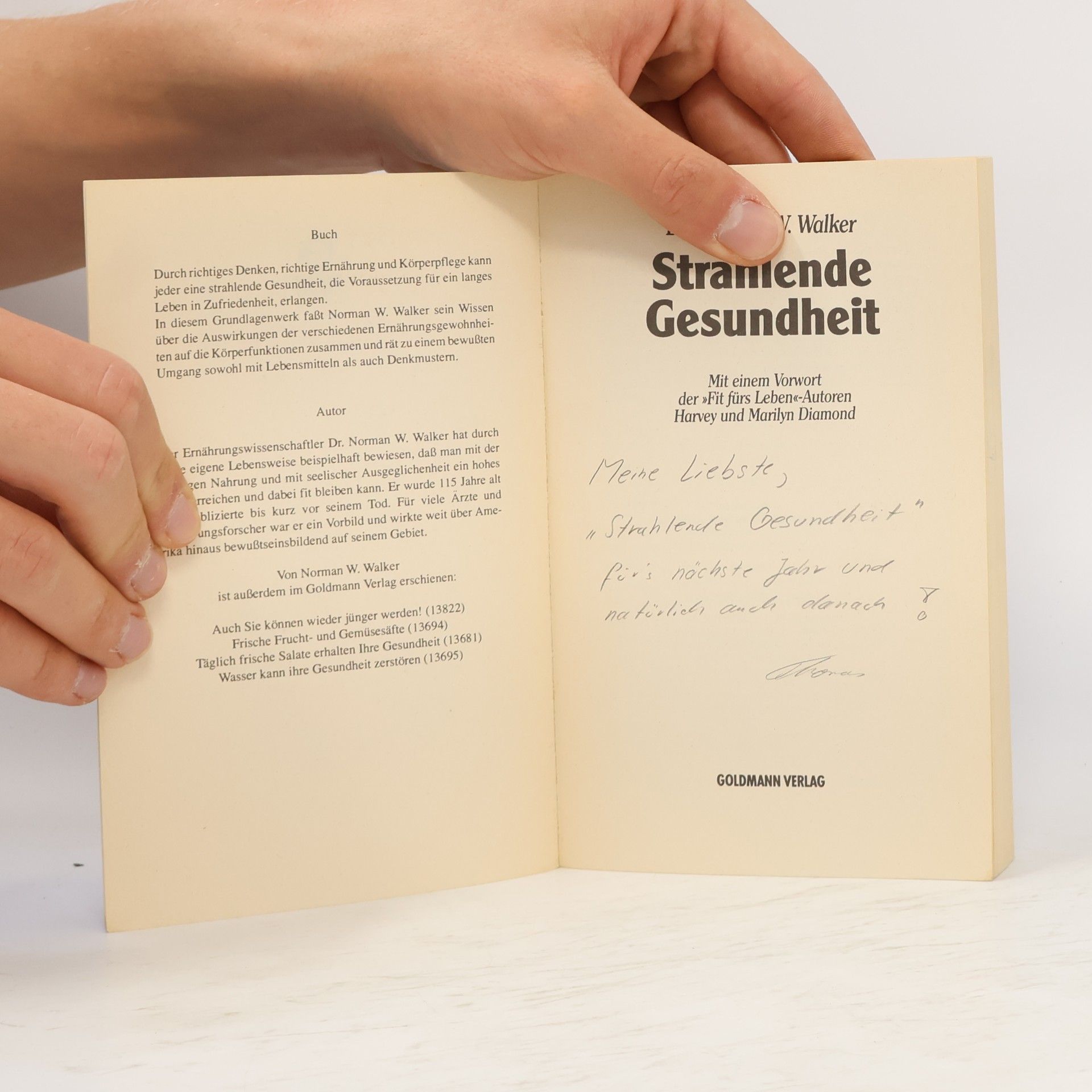 Norman Wardhaugh Walker Strahlende Gesundheit