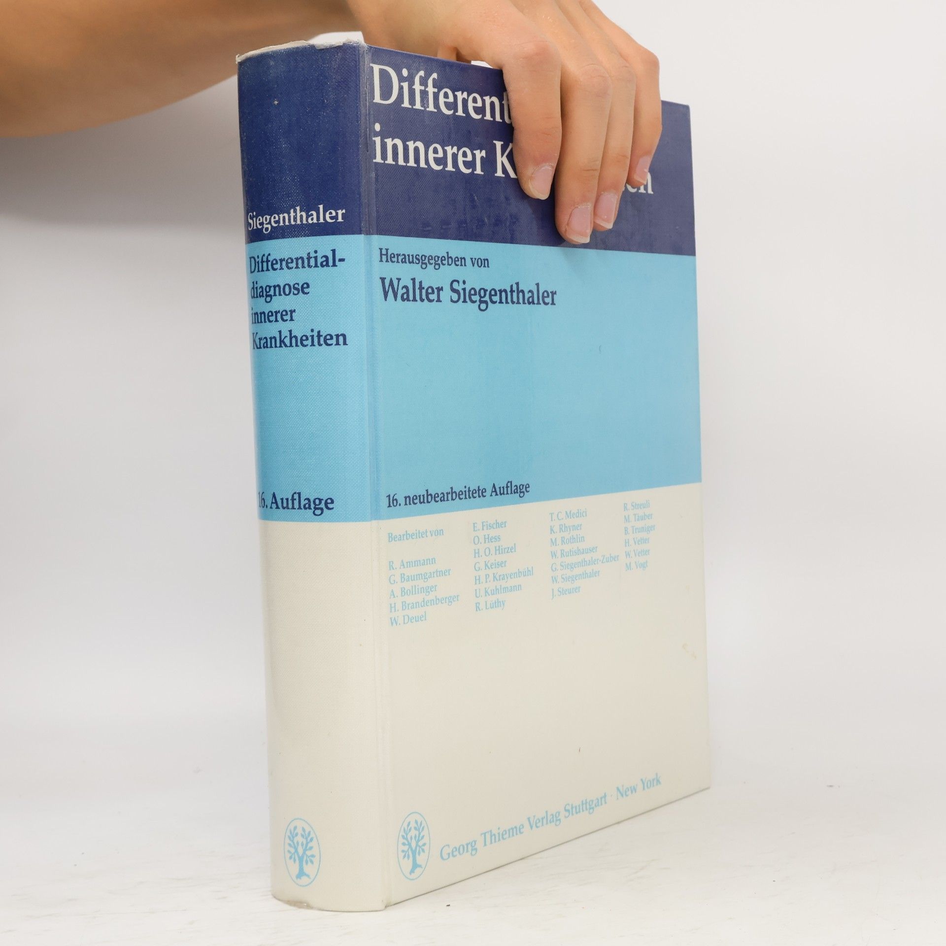 Walter Siegenthaler Differentialdiagnose innerer Krankheiten
