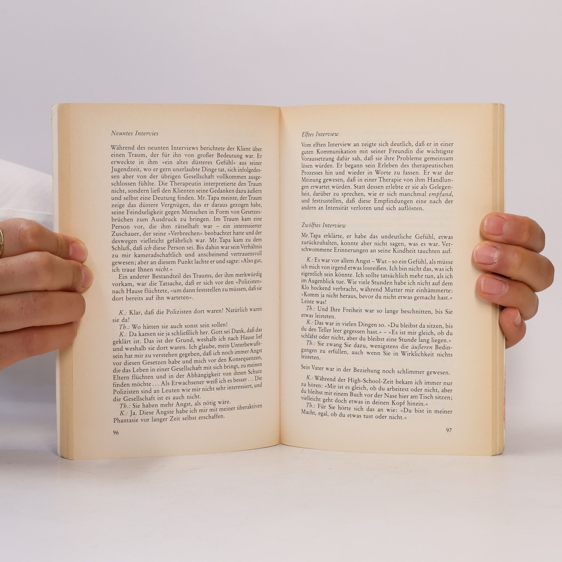 Carl Rogers Therapeut und Klient