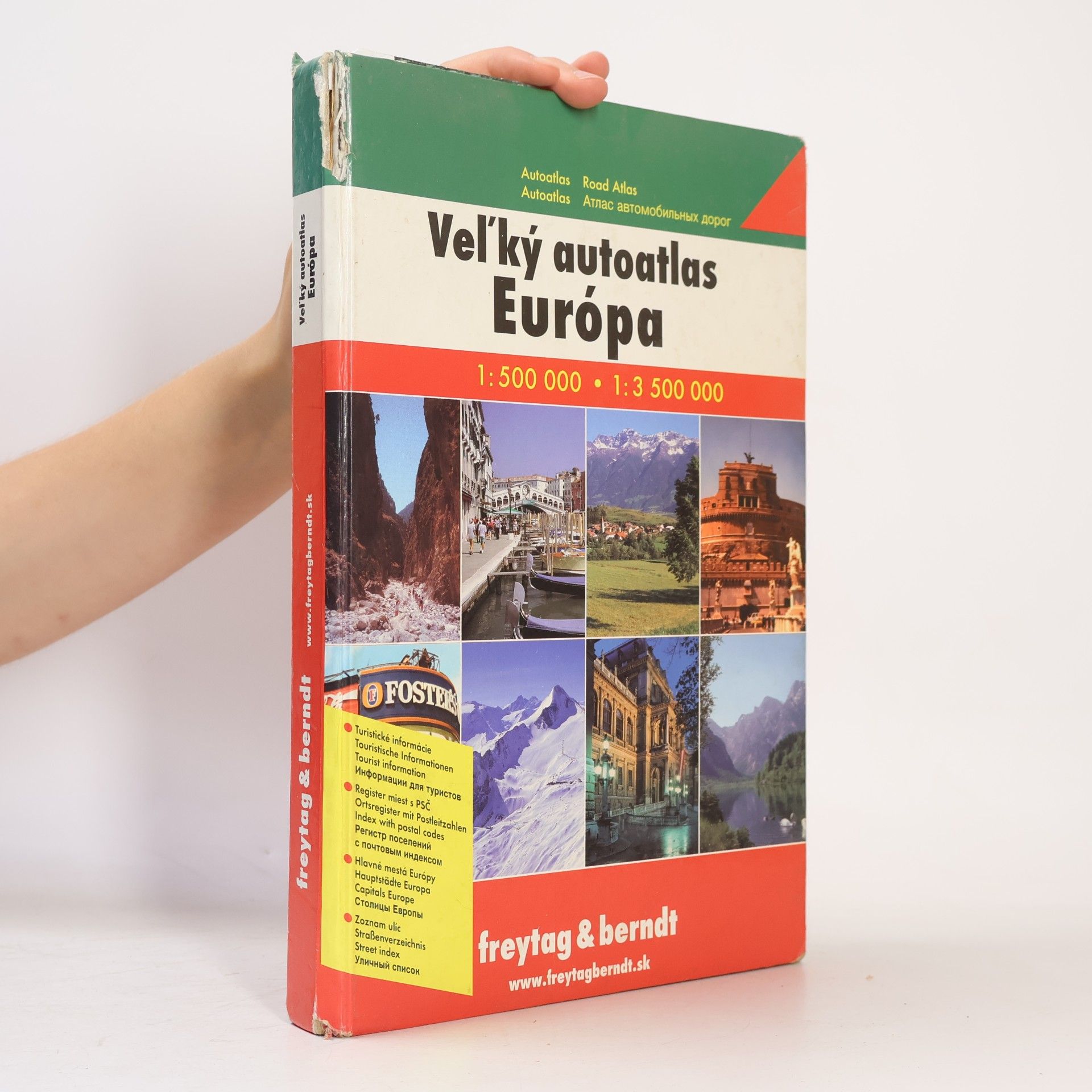 Autores varios Veľký autoatlas Európa