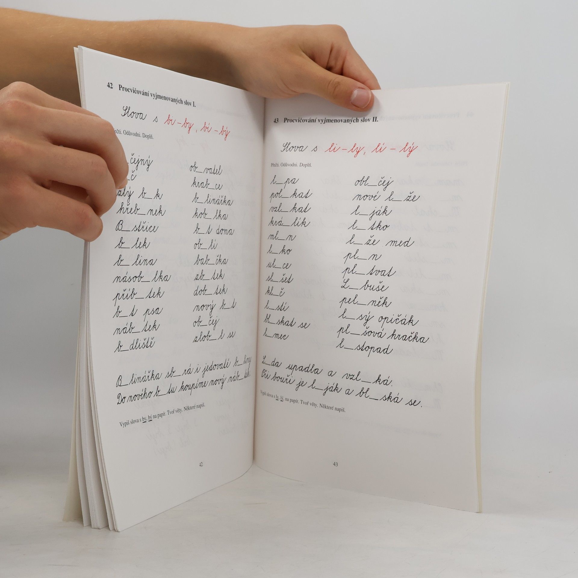 Dagmar Krejbichová Náprava dyslektických a dysortografických obtíží u žáků zvláštních škol - tabulky