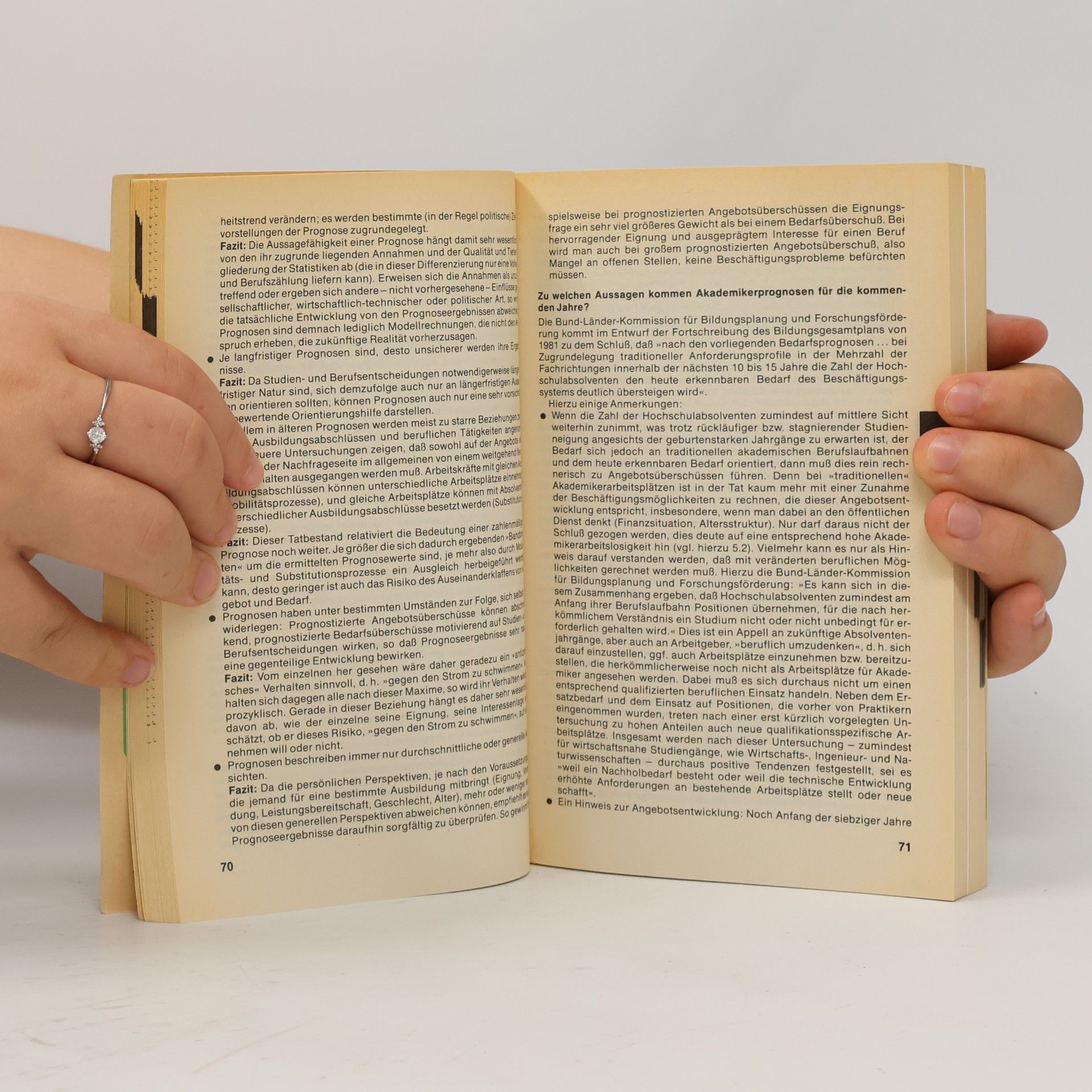 K. H. Bock Studien- und Berufswahl