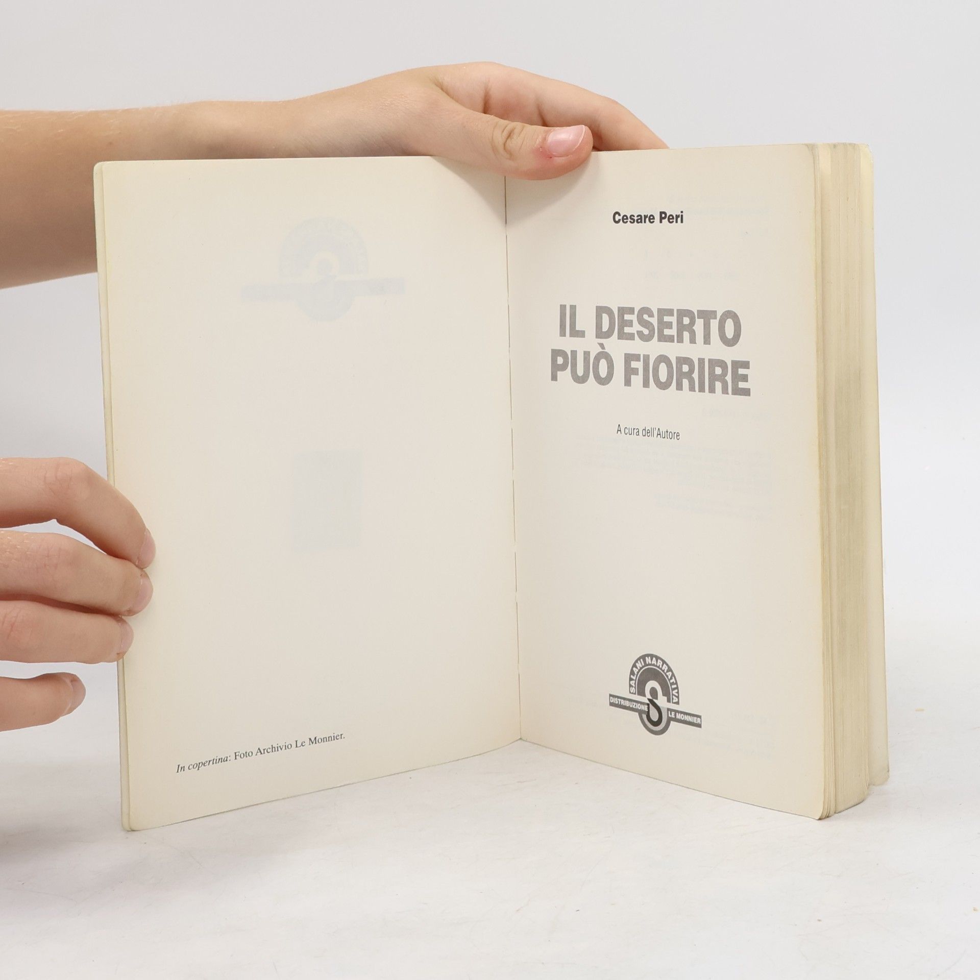 Cesare Peri Salani narrativa: Il deserto può fiorire