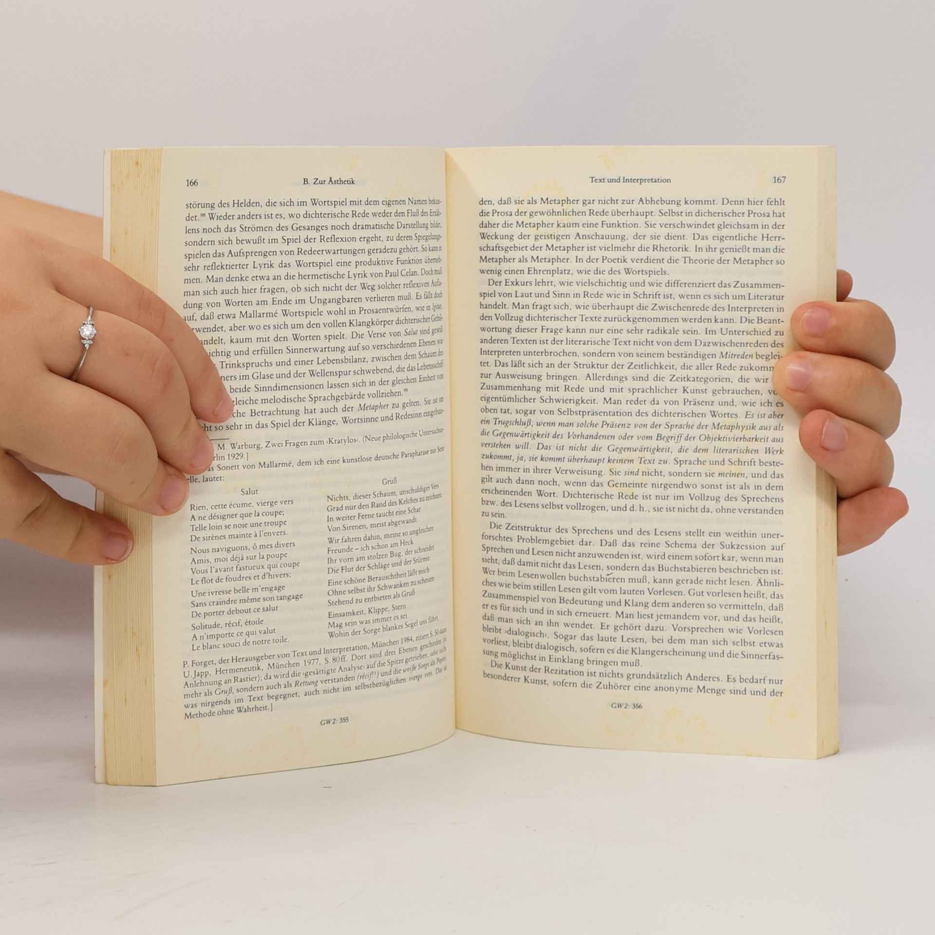 Hans-Georg Gadamer UTB - 1972: Gadamer Lesebuch