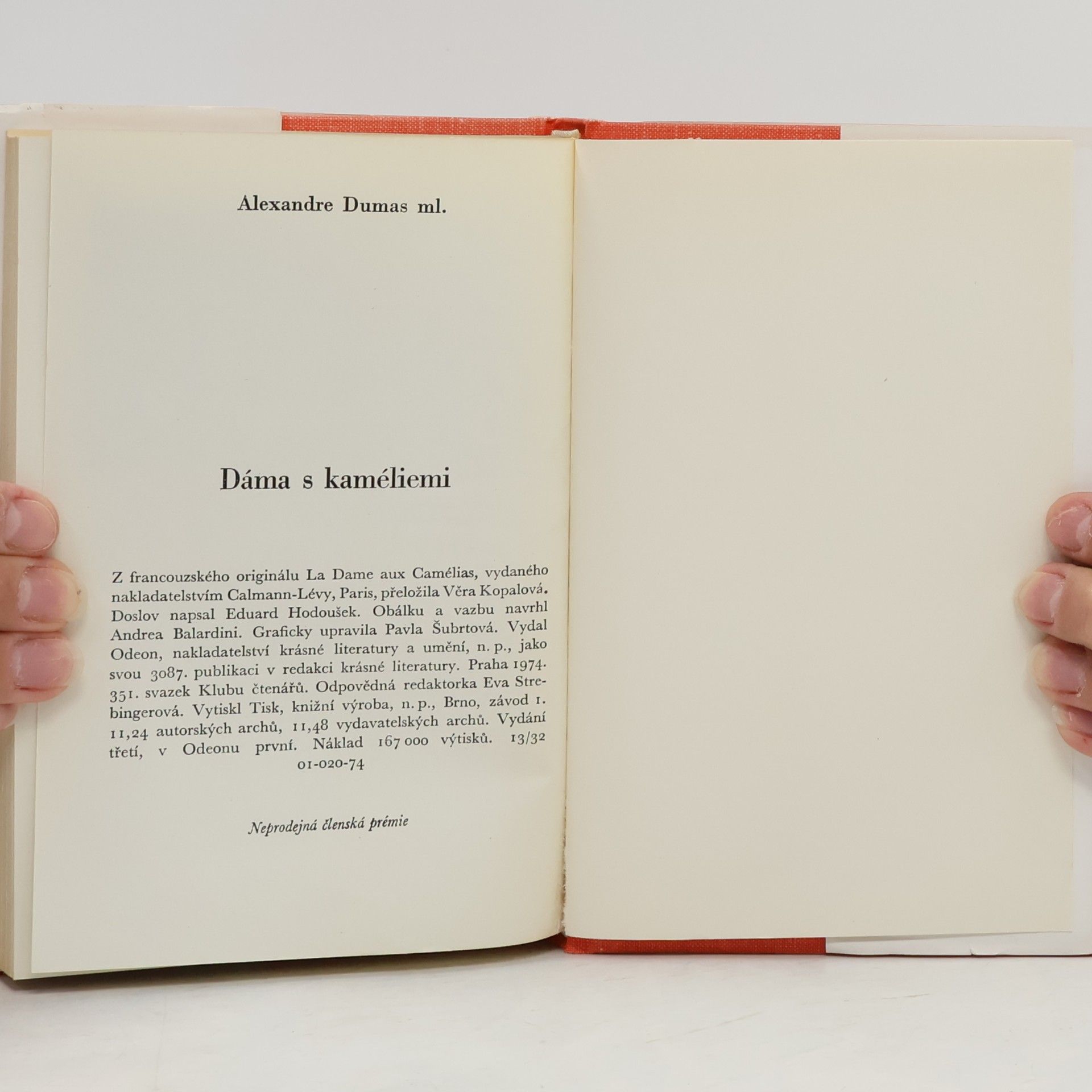 Alexandre Dumas der Jüngere Dáma s kaméliemi