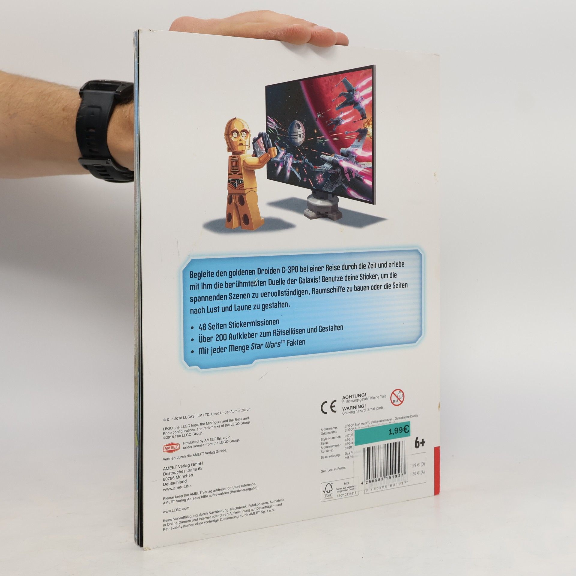 Autorenkollektiv LEGO Star Wars. Stickerabenteuer. Galaktische Duelle