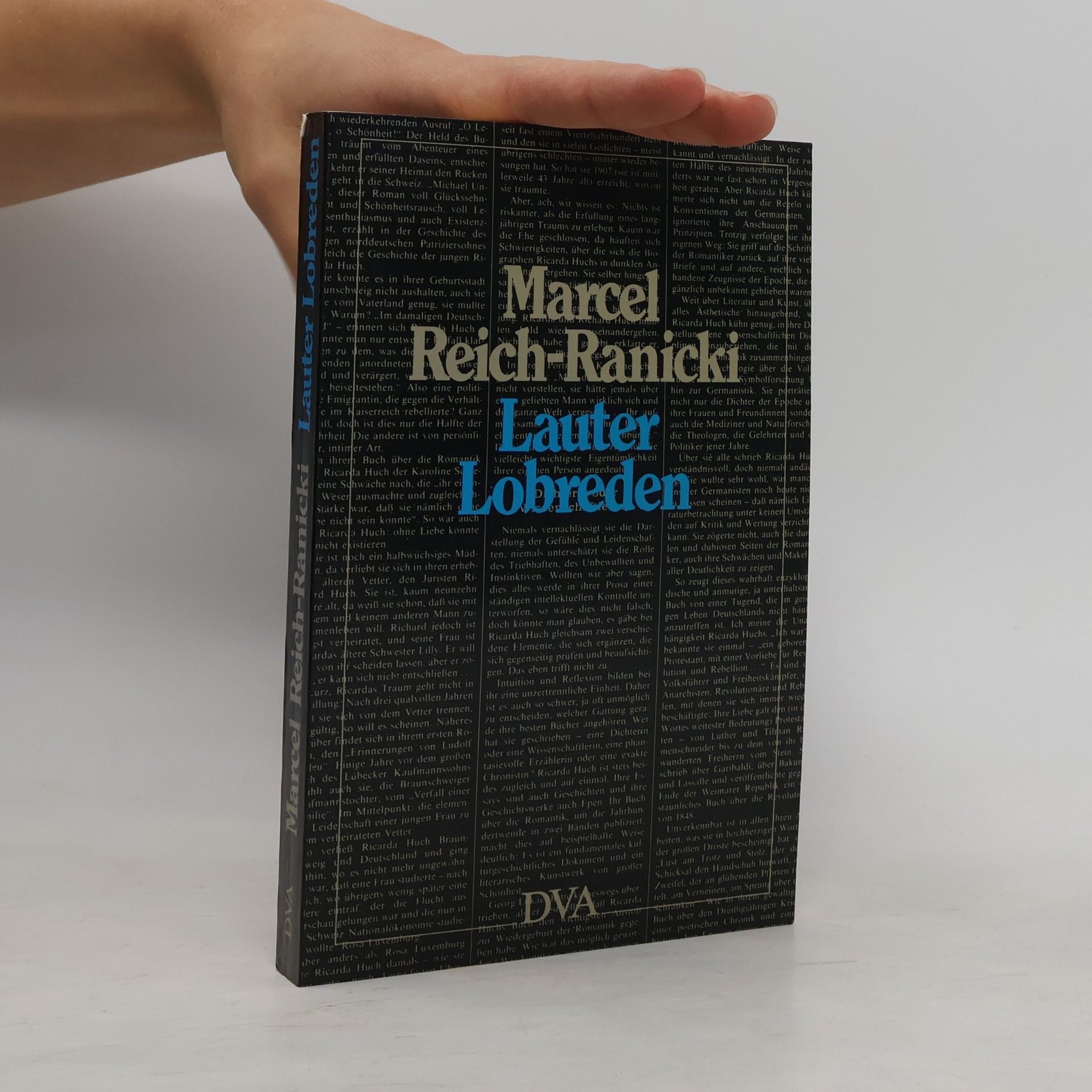 Marcel Reich-Ranicki Lauter Lobreden