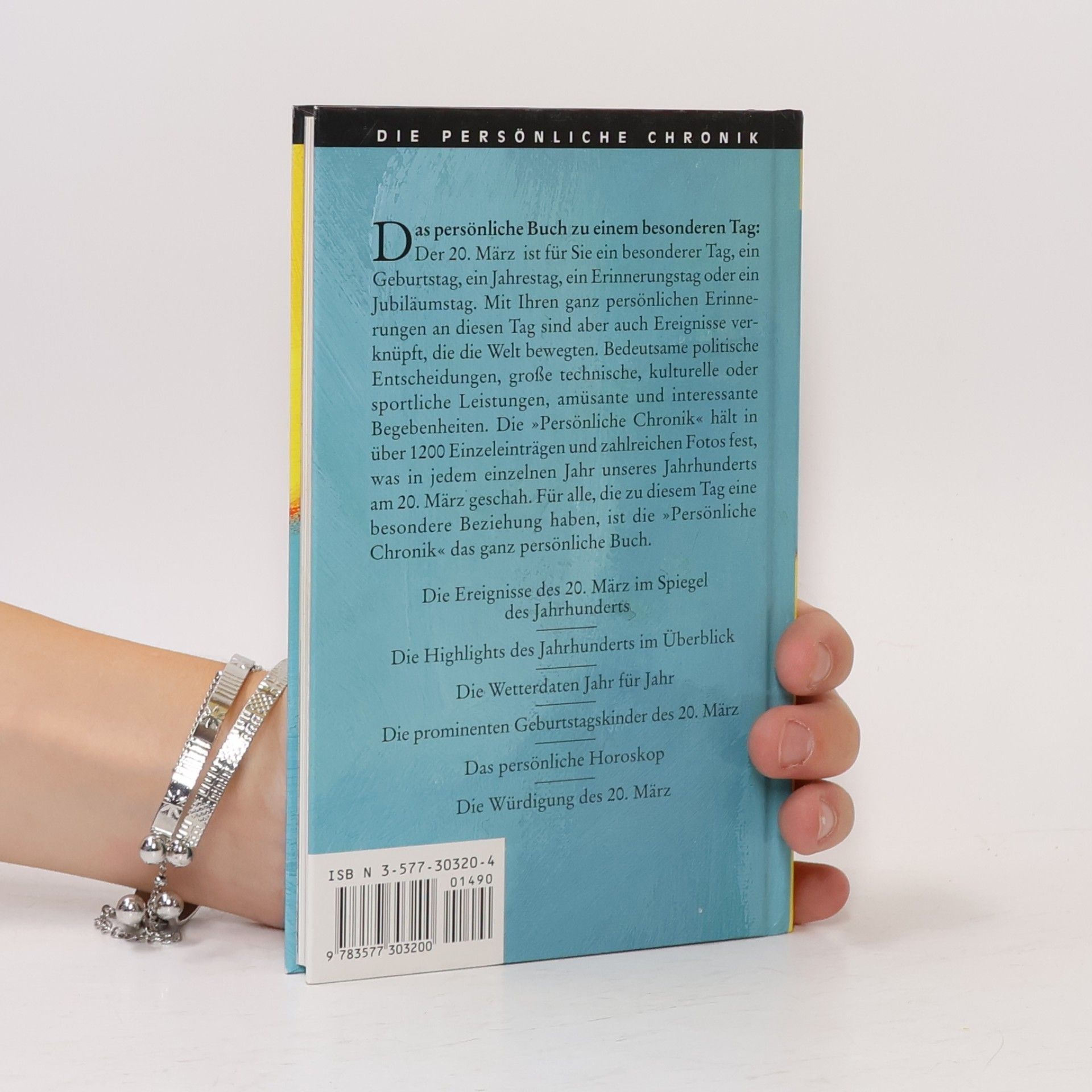 Die Persönliche Chronik, in 366 Bdn., 20. März