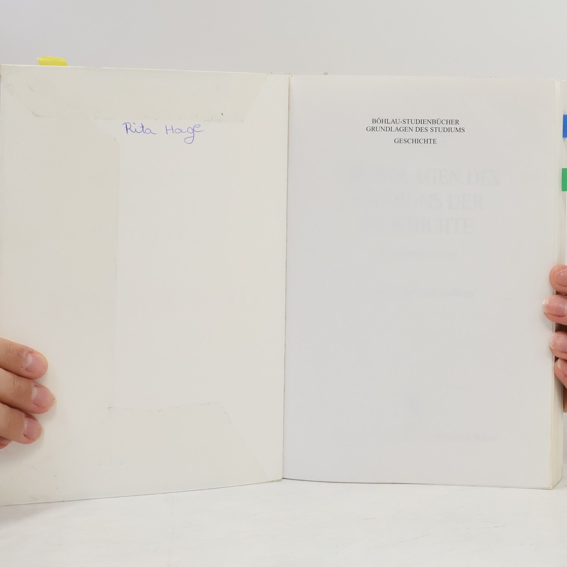 Egon Boshof Grundlagen des Studiums der Geschichte