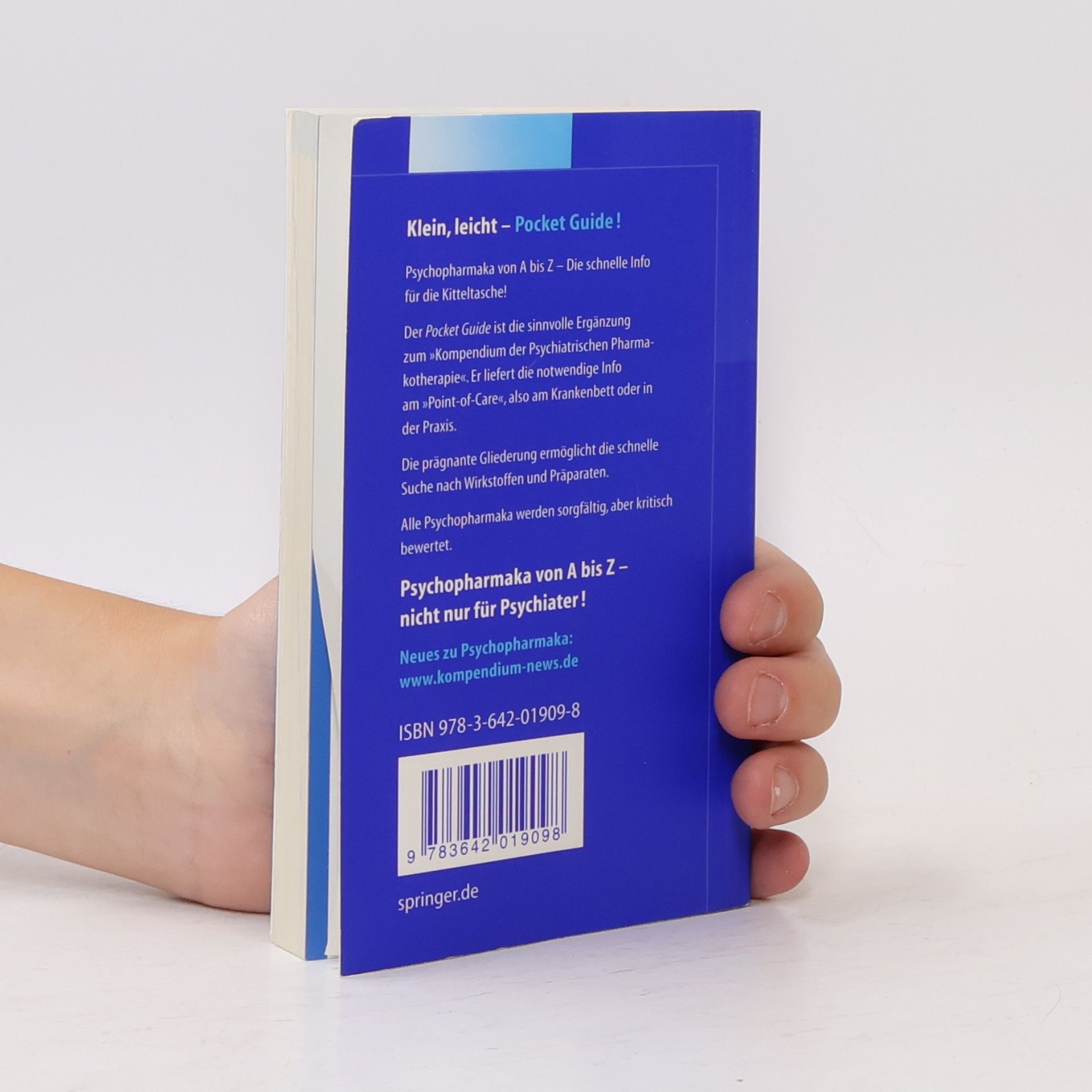 Otto Benkert Pocket Guide Psychopharmaka von A - Z