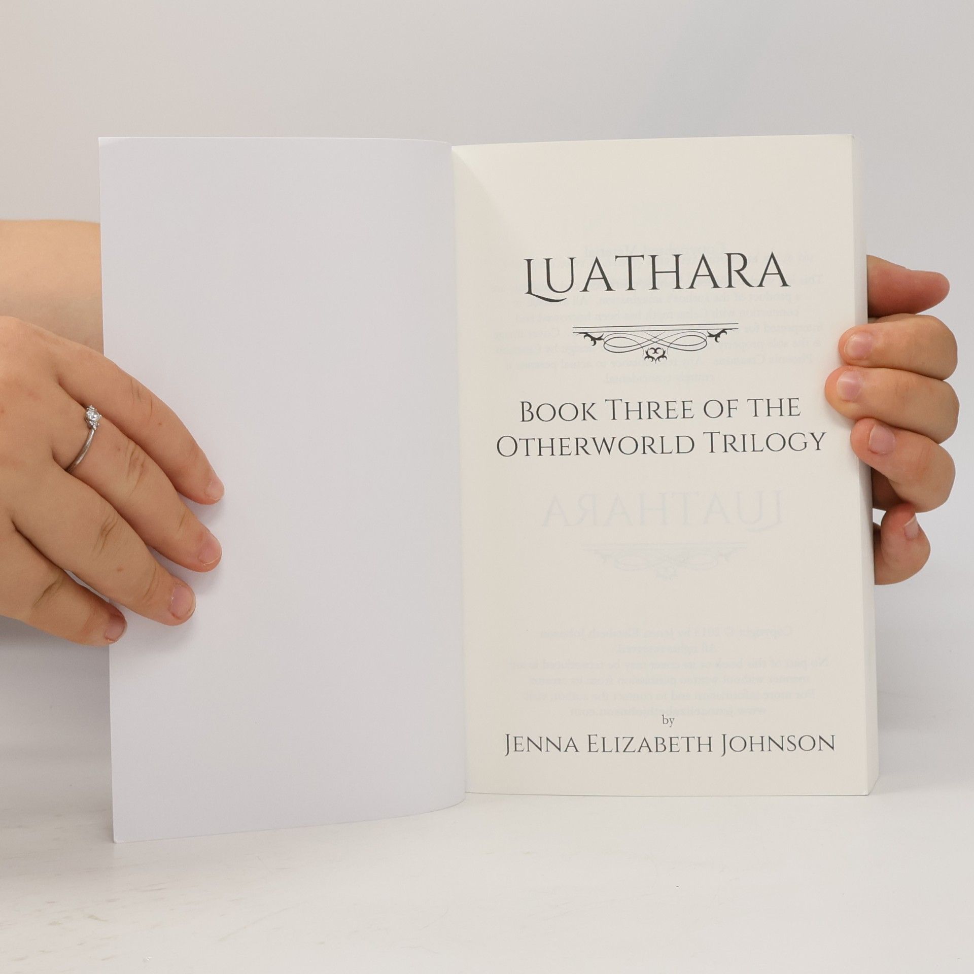 Jenna Elizabeth Johnson Otherworld Trilogy: Luathara