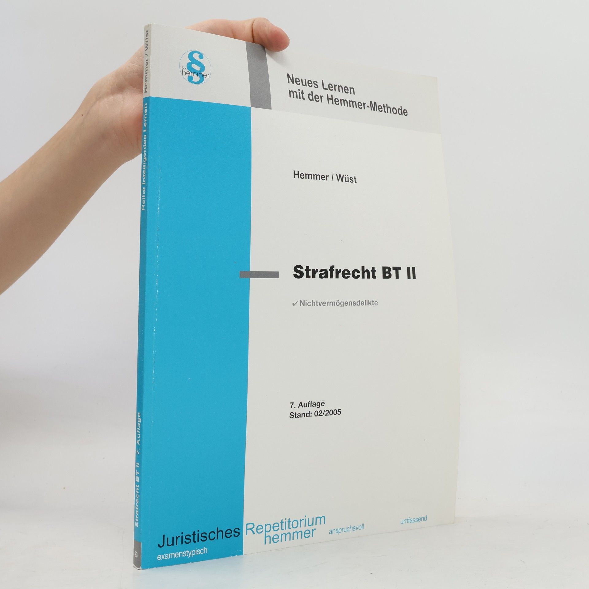 Autorenkollektiv Juristisches Repetitorium Hemmer
