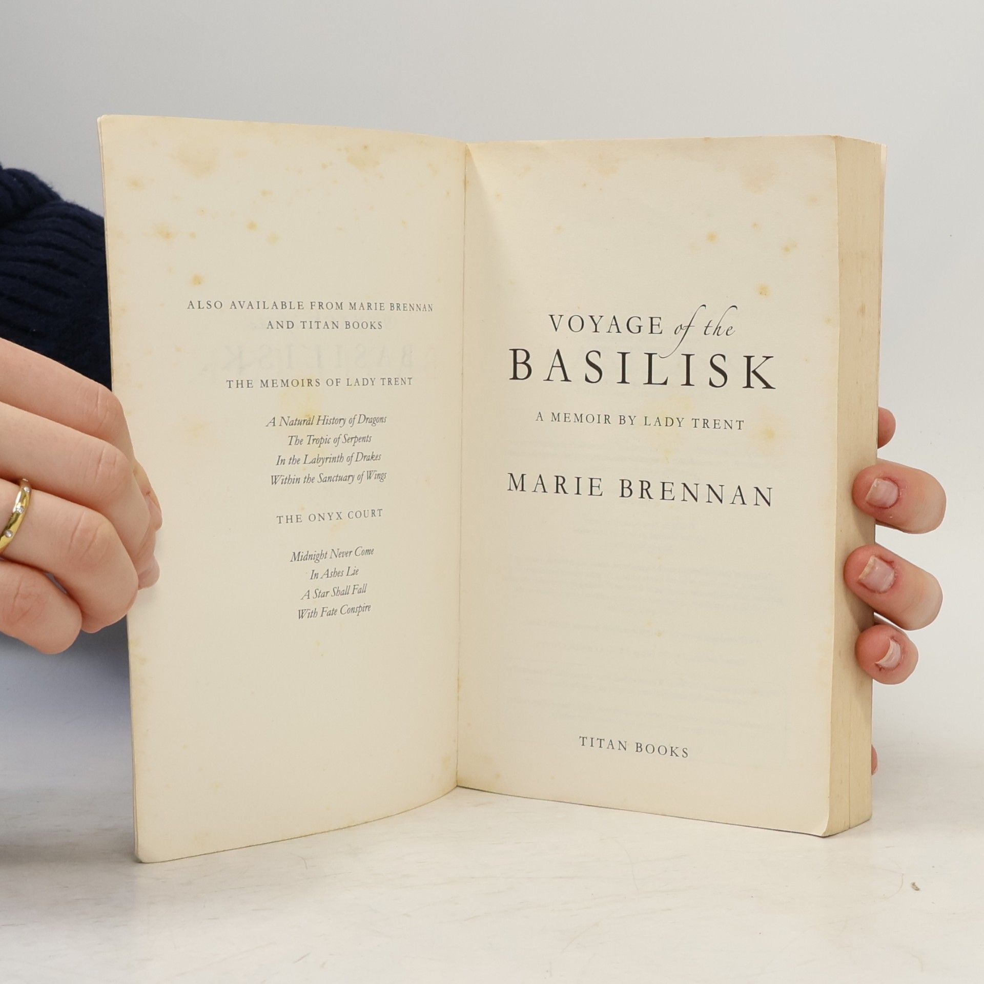 Marie Brennan Voyage of the Basilisk: A Memoir by Lady Trent