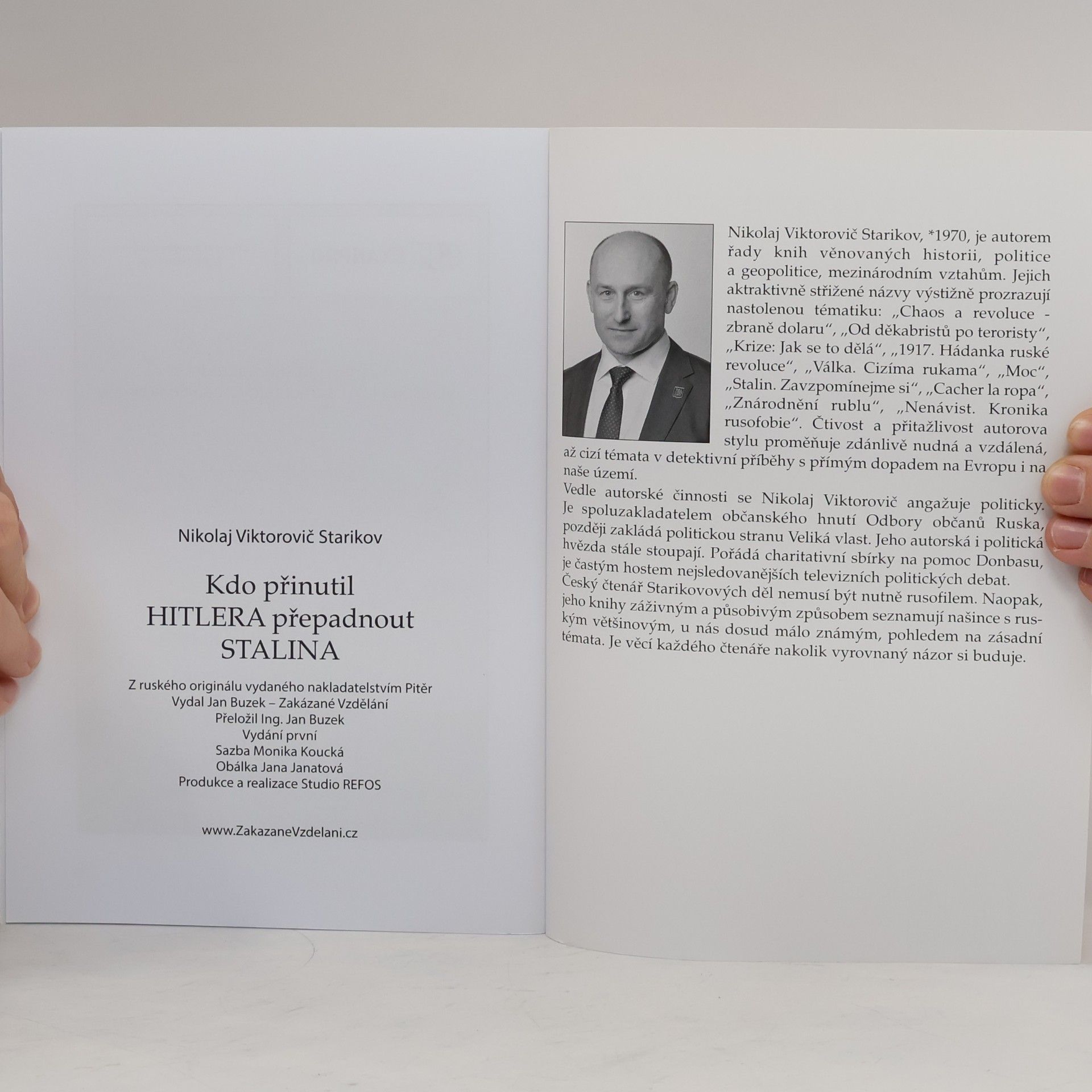 Nikolai Starikov Kdo přinutil Hitlera přepadnout Stalina