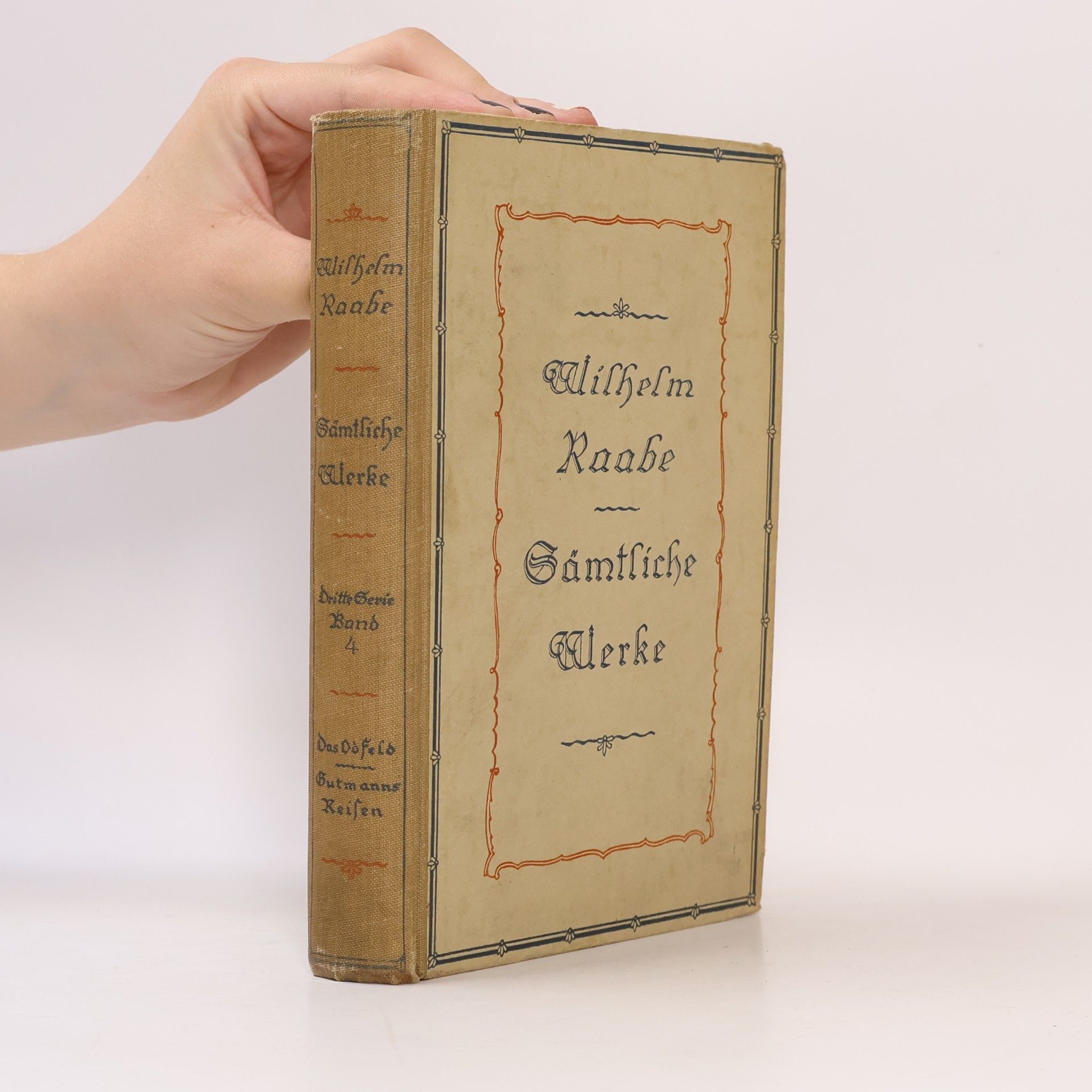 Wilhelm Raabe Sämtliche Werke 4