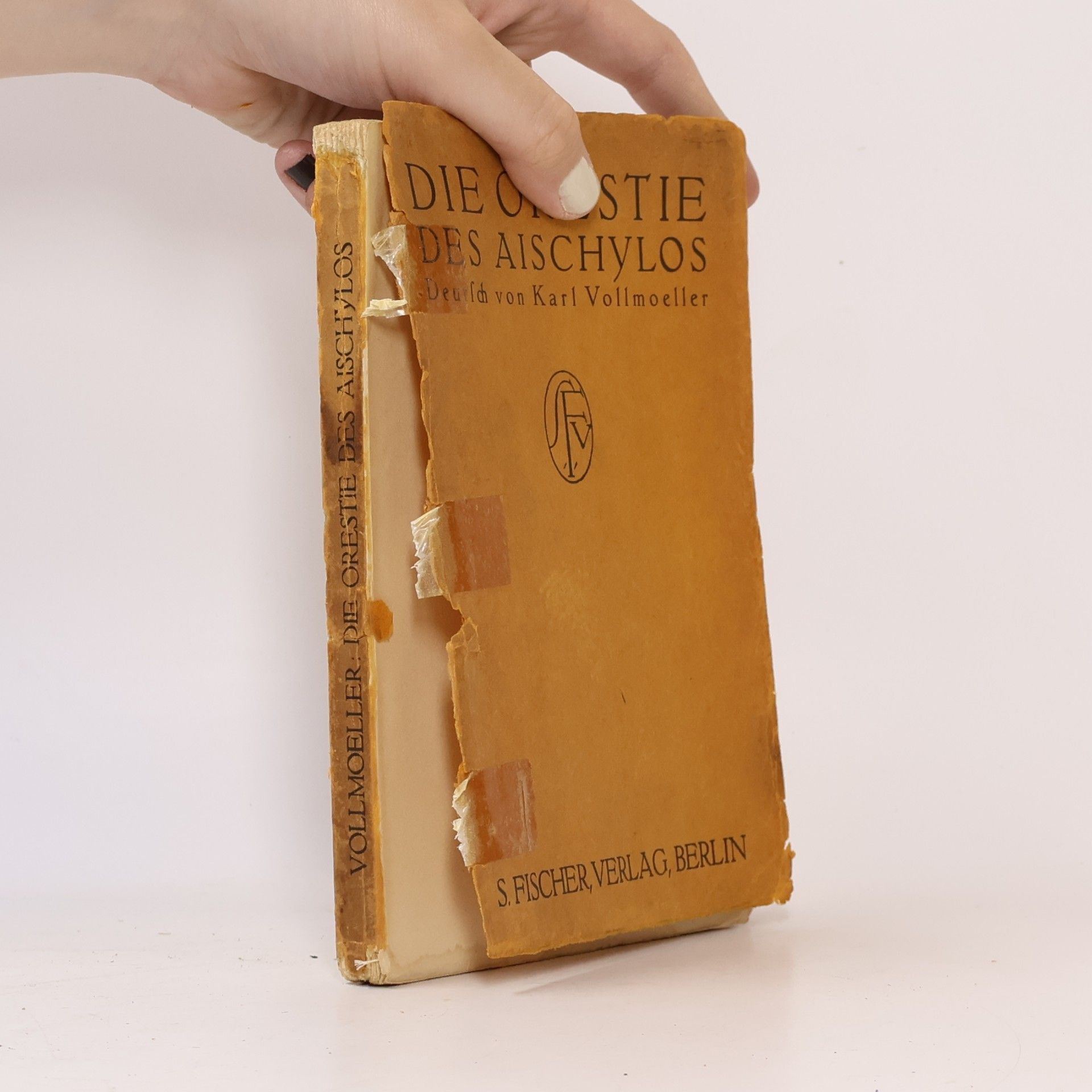 Georg Finsler Die Orestie des Aischylos